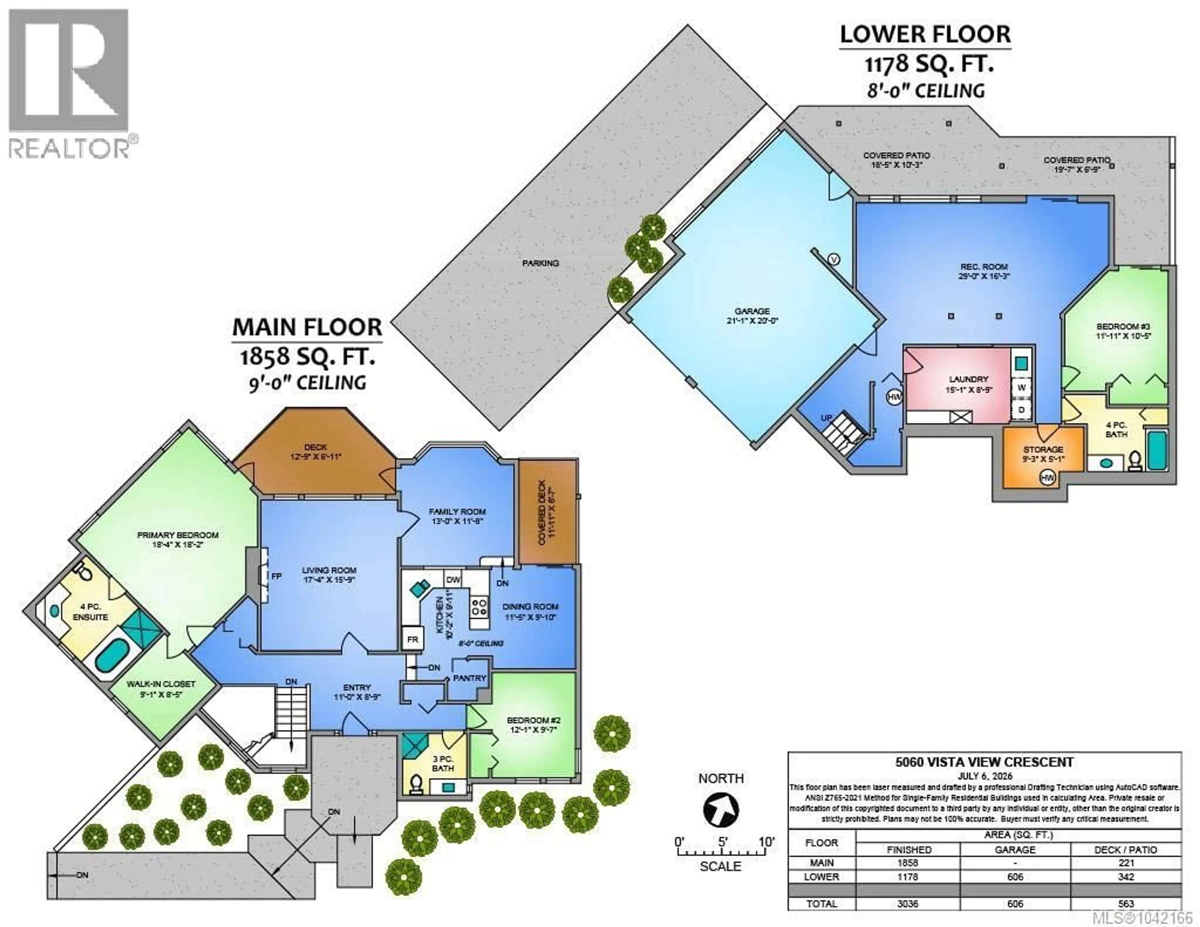 Floor plan for 5060 VISTA VIEW CRESCENT, Nanaimo British Columbia V9V1L6