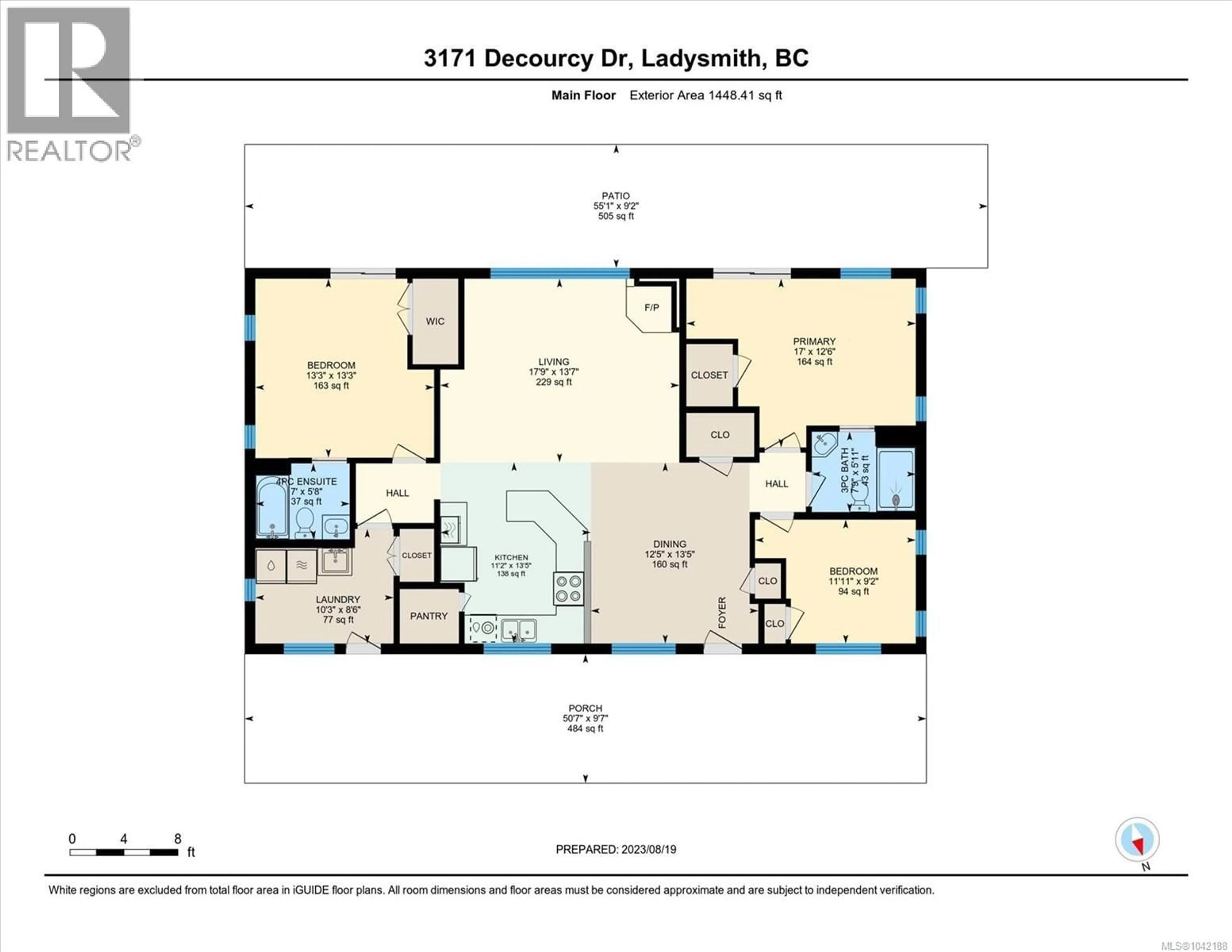 Floor plan for 3171 DECOURCY DRIVE, Nanaimo British Columbia V9G1E2