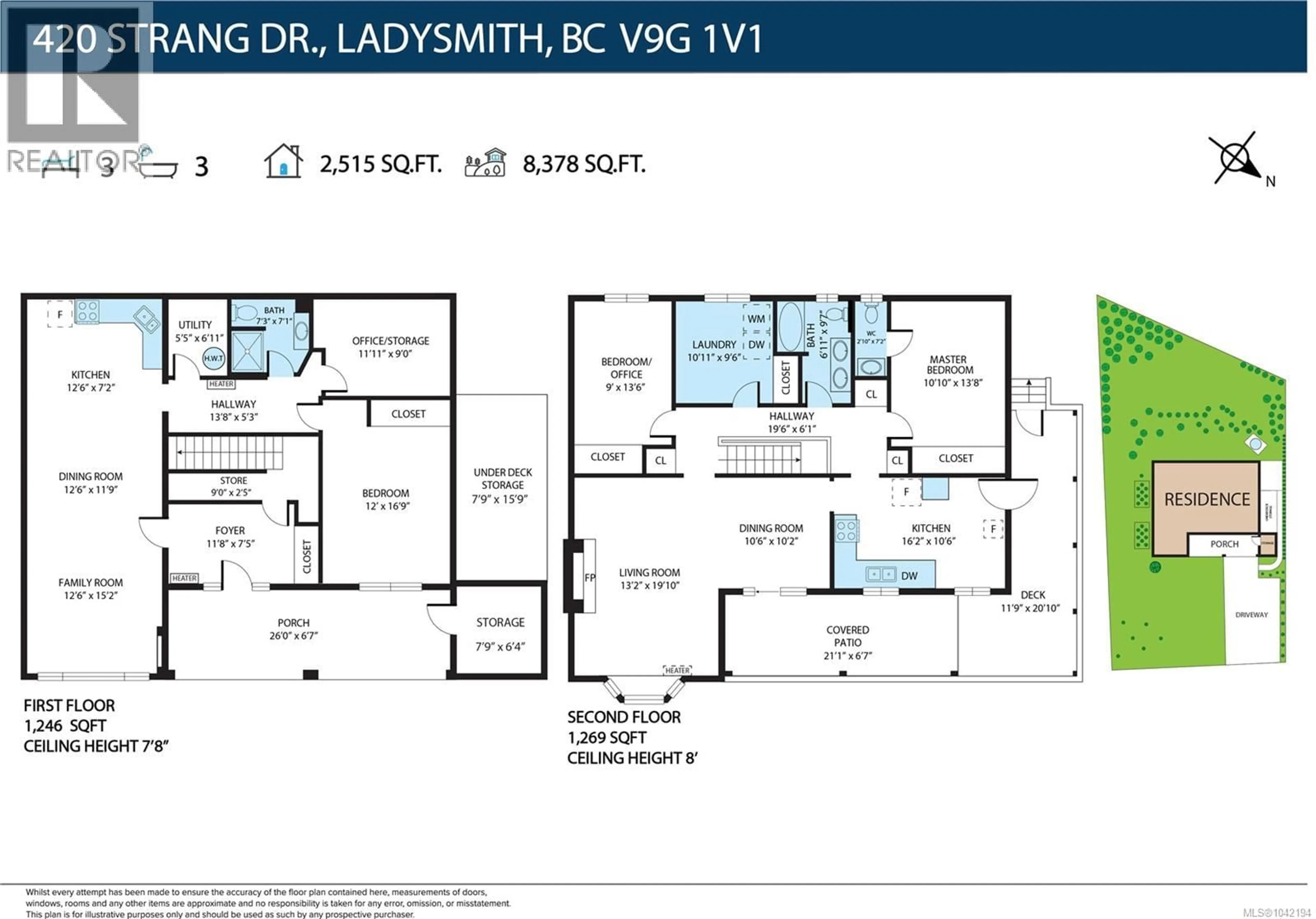 Floor plan for 420 STRANG DRIVE, Ladysmith British Columbia V9G1V1