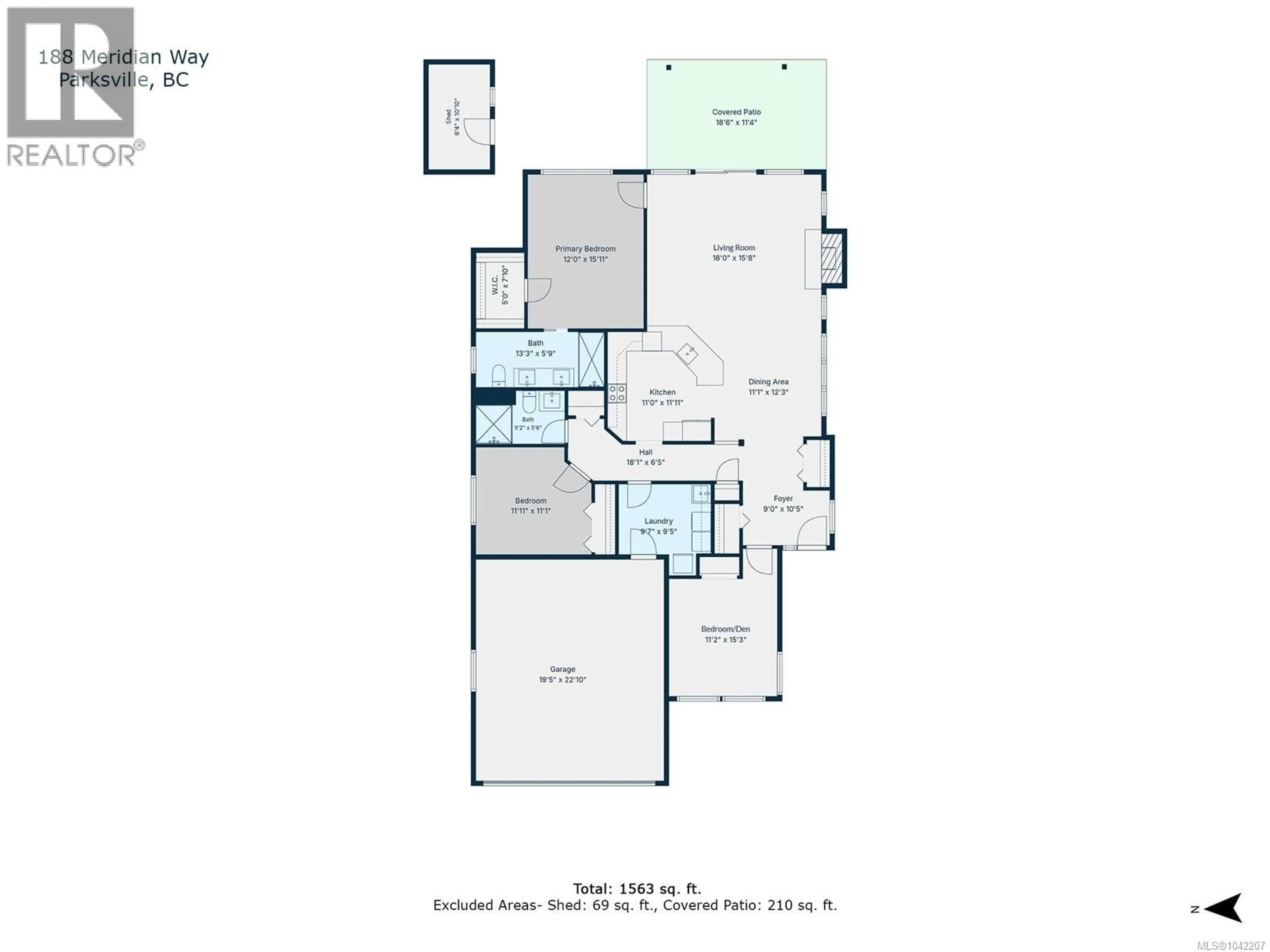 Floor plan for 188 MERIDIAN WAY, Parksville British Columbia V9P2Z2