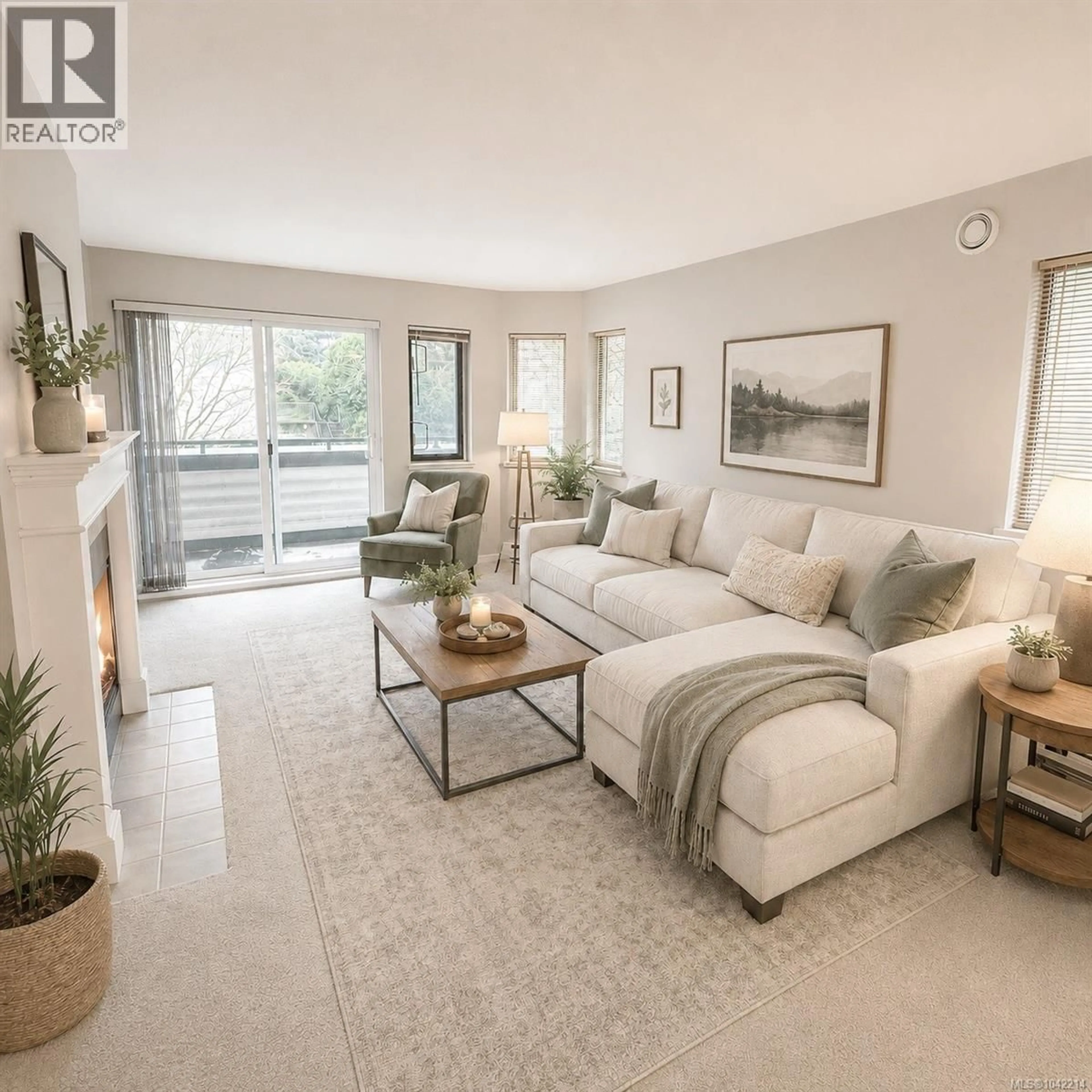 Living room with furniture, unknown for 201 - 1270 JOHNSON STREET, Victoria British Columbia V8V3P1