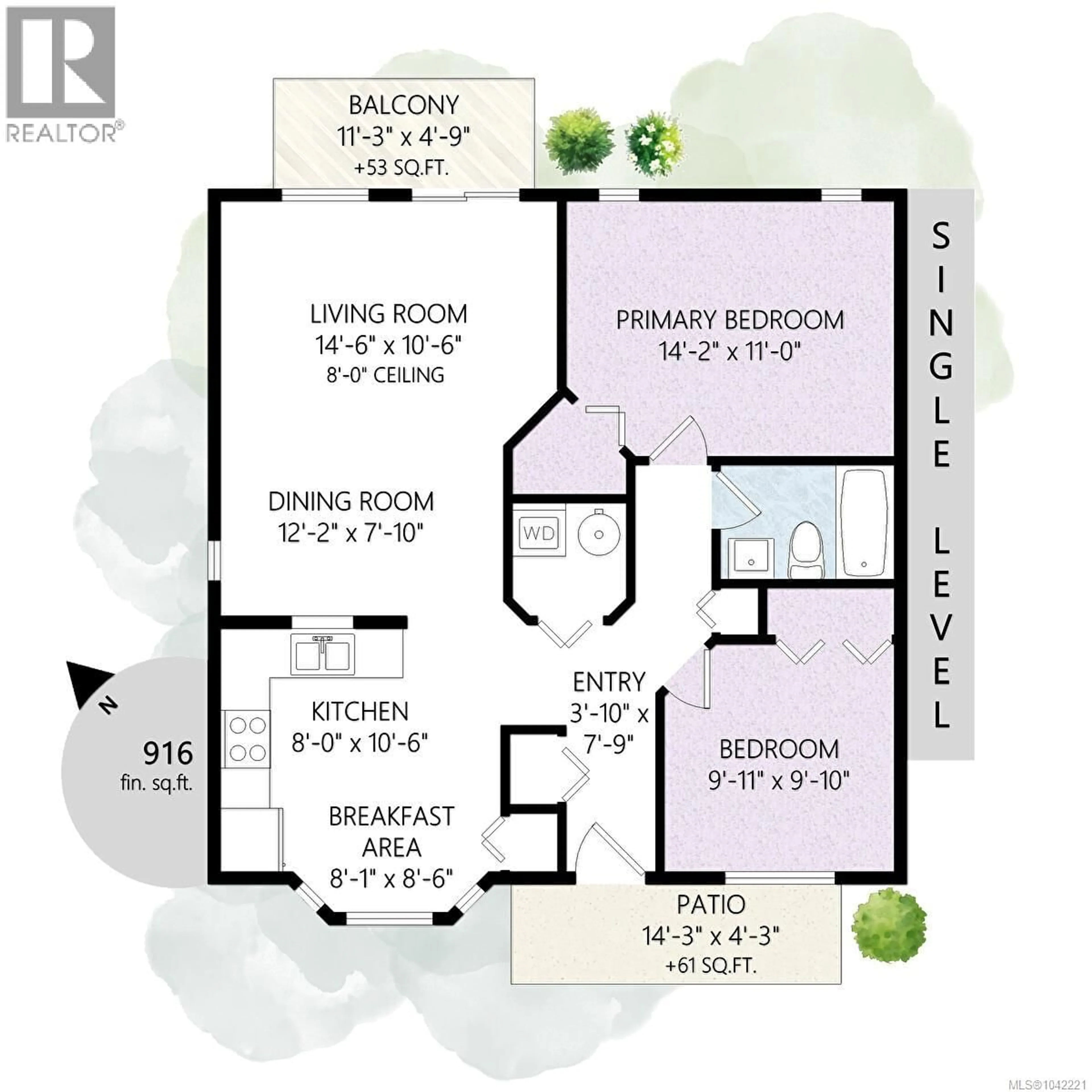 Floor plan for 101 - 219 DOGWOOD DRIVE, Ladysmith British Columbia V9G1S9