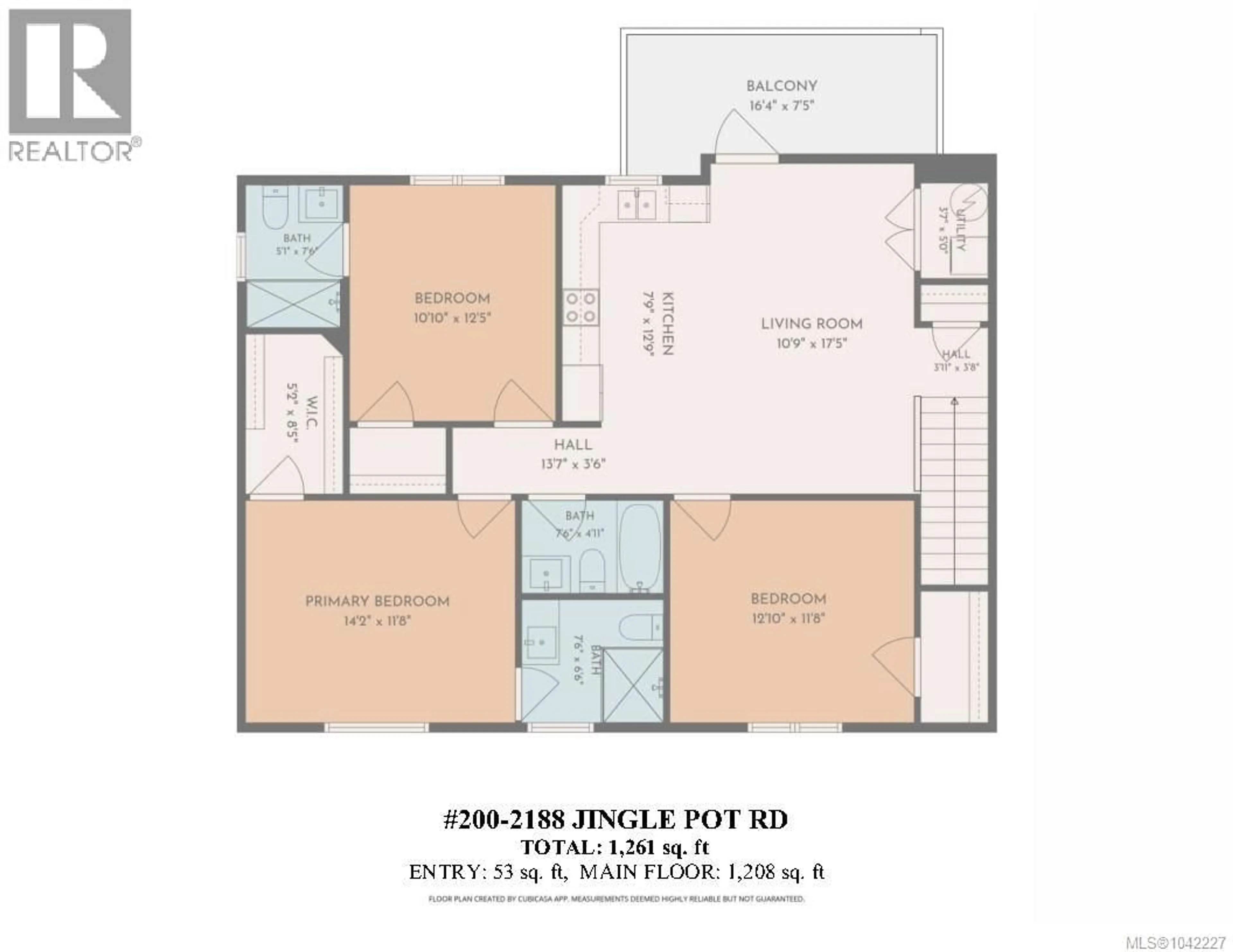 Floor plan for 200 - 2188 JINGLE POT ROAD, Nanaimo British Columbia V9R6J2