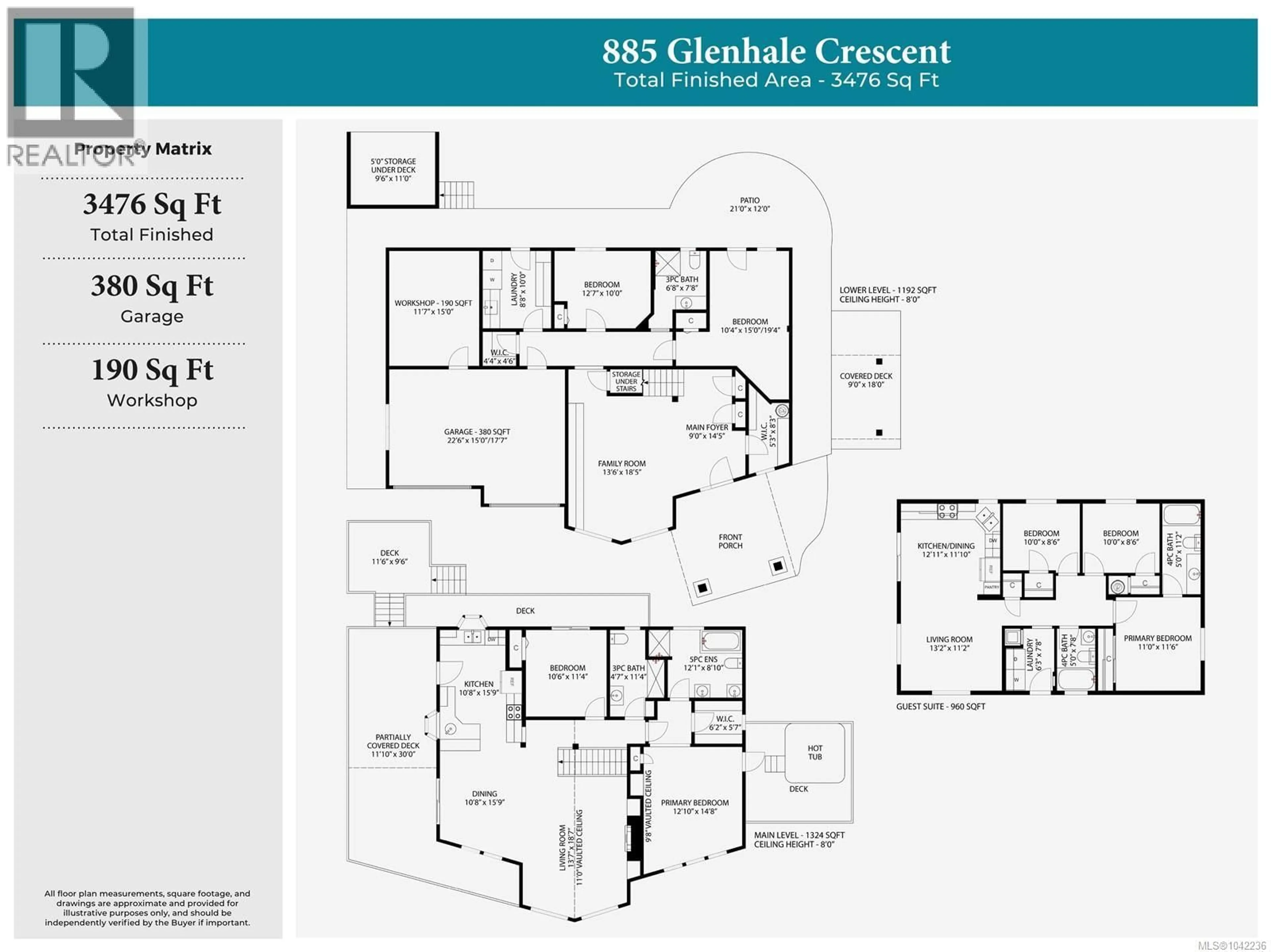 Floor plan for 885 GLENHALE CRESCENT, French Creek British Columbia V9P1Z7