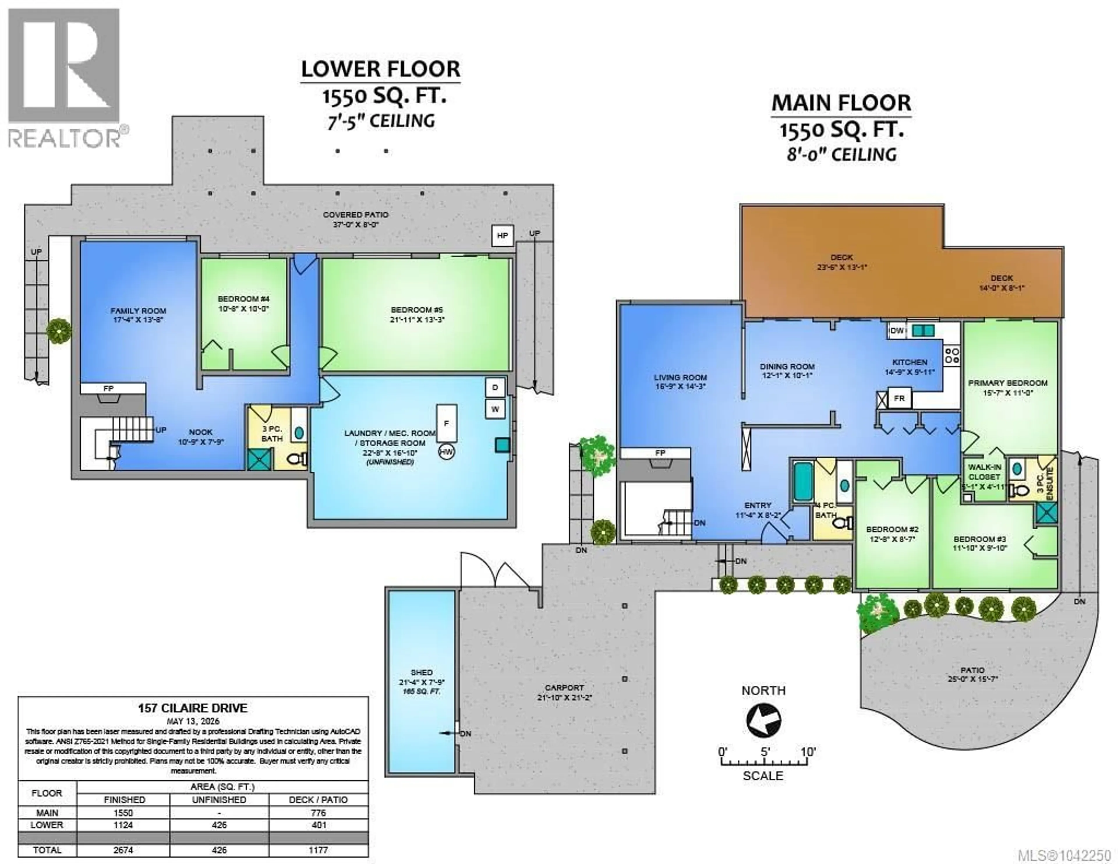 Floor plan for 157 CILAIRE DRIVE, Nanaimo British Columbia V9S3E2