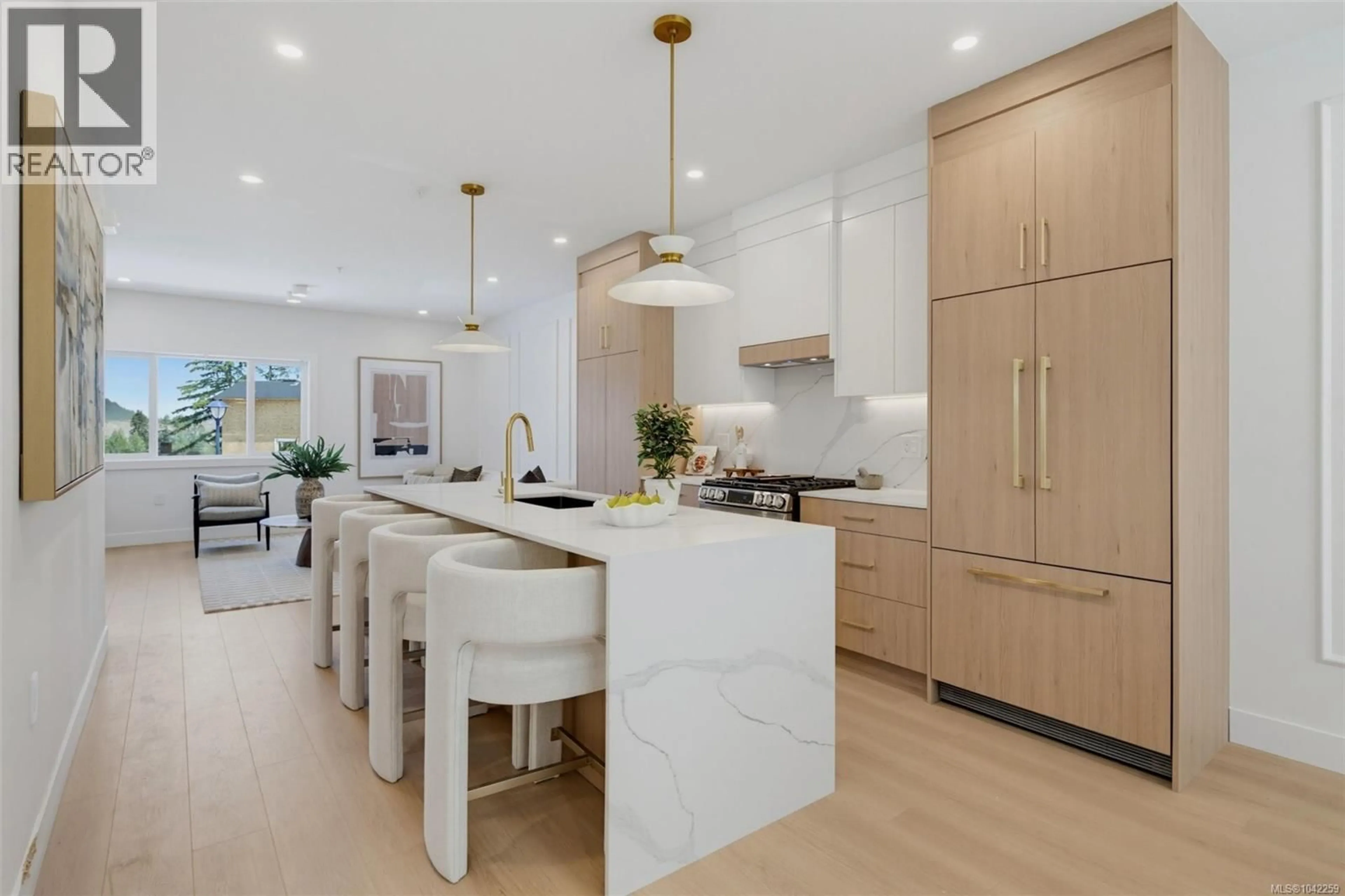 Contemporary kitchen, ceramic/tile floor for 833 BLACKBIRD PLACE, Langford British Columbia V9B0E7