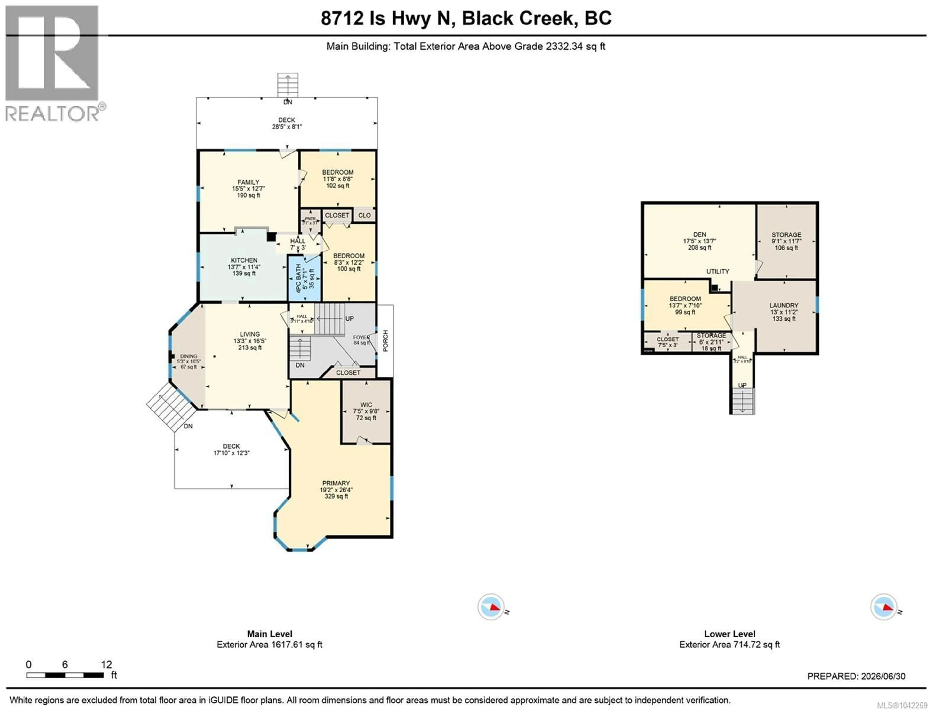 Floor plan for 8712 ISLAND HIGHWAY NORTH, Black Creek British Columbia V0R1C0