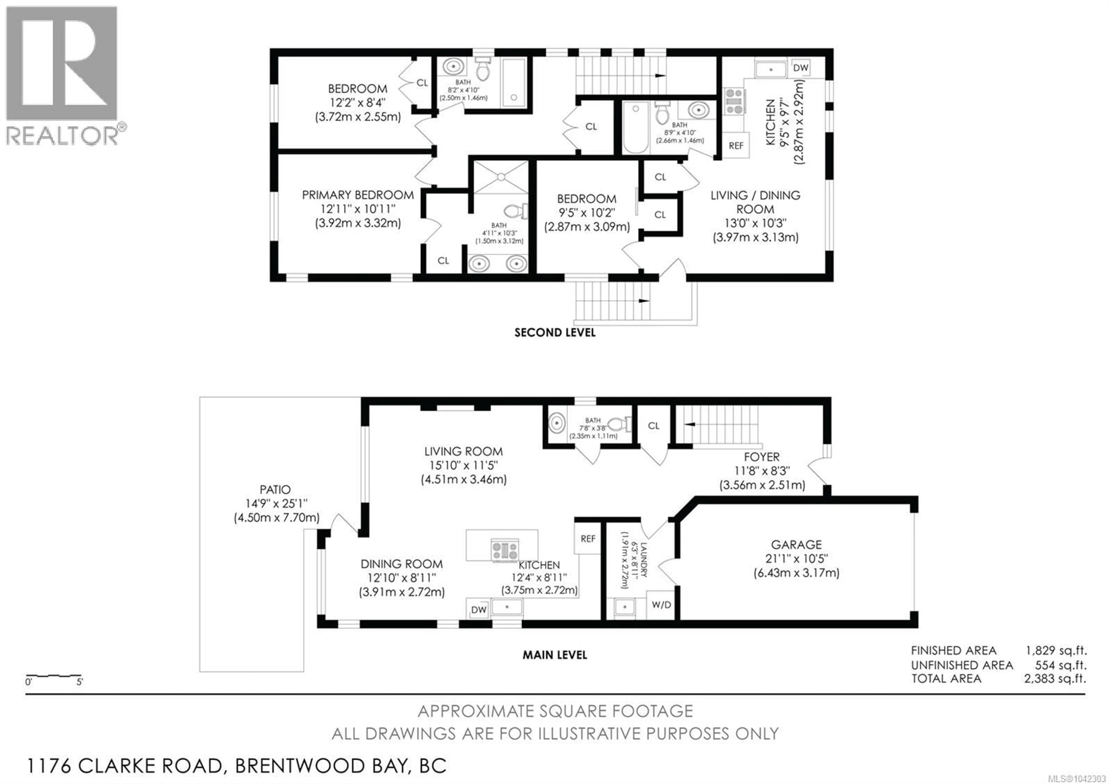 Floor plan for 1176 CLARKE ROAD, Central Saanich British Columbia V8M1E3