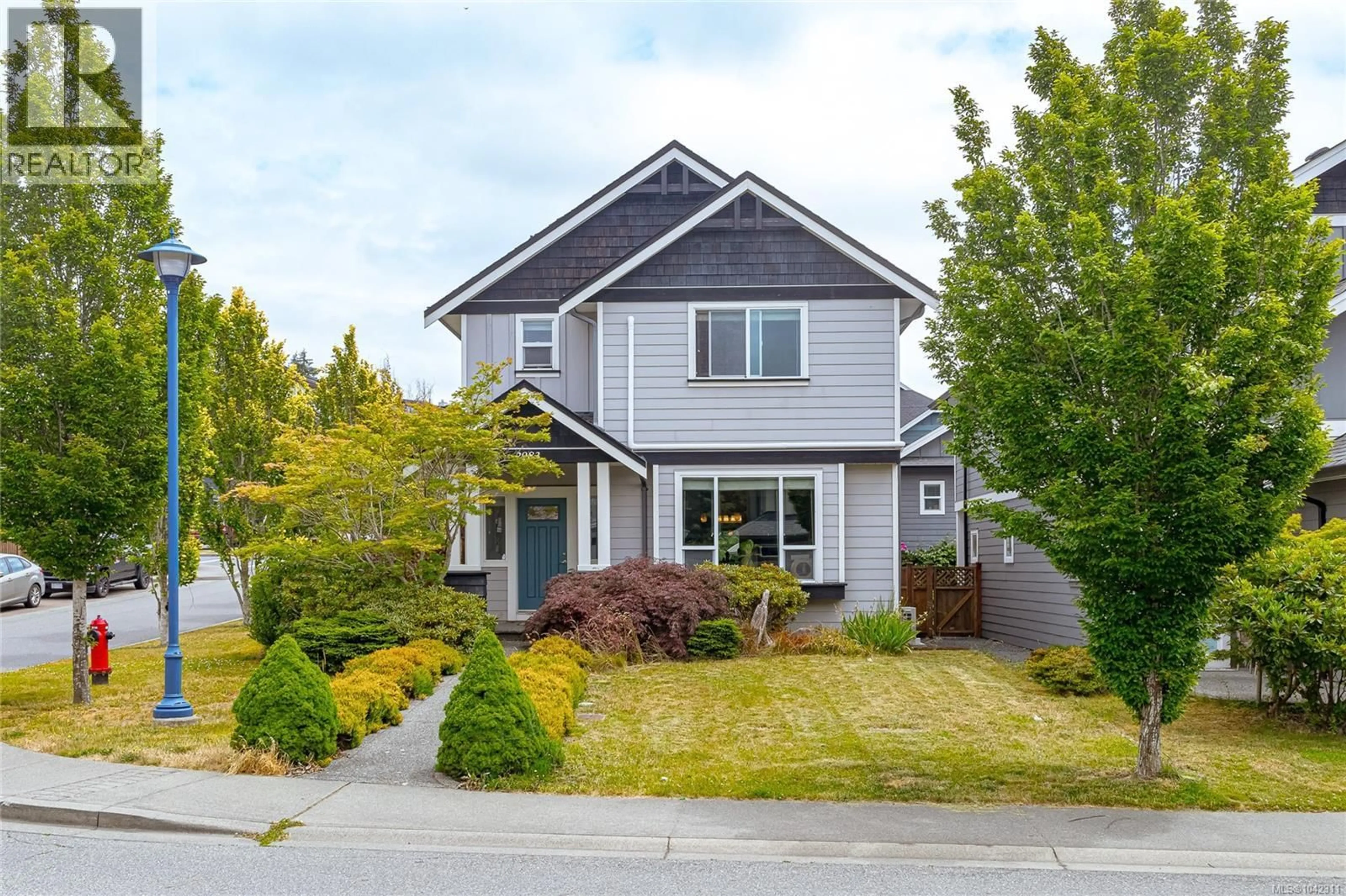 Home with vinyl exterior material, street for 2983 DORNIER ROAD, Langford British Columbia V9B0N1