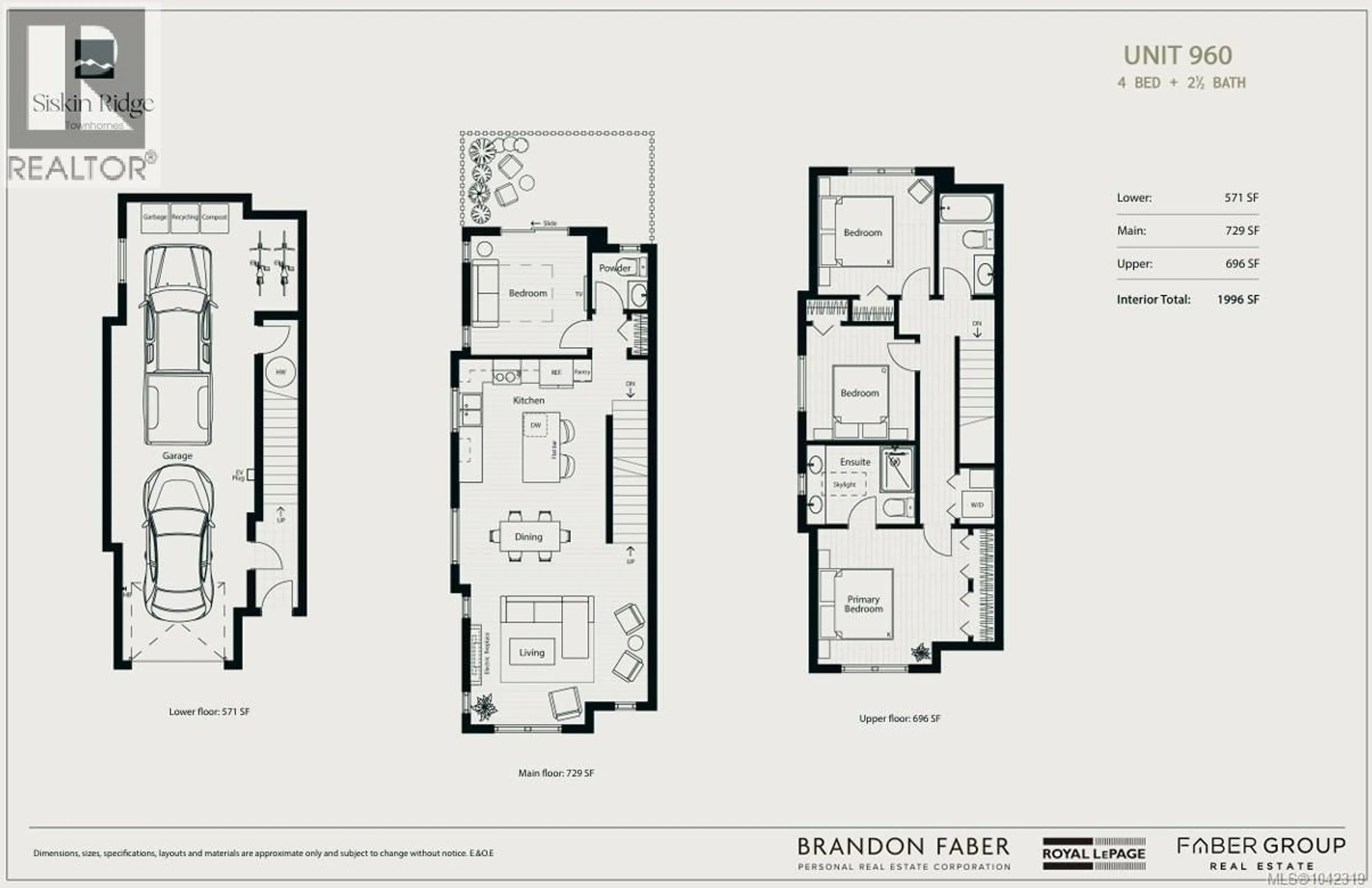 Floor plan for 960 SISKIN RIDGE, Langford British Columbia V9C2X9