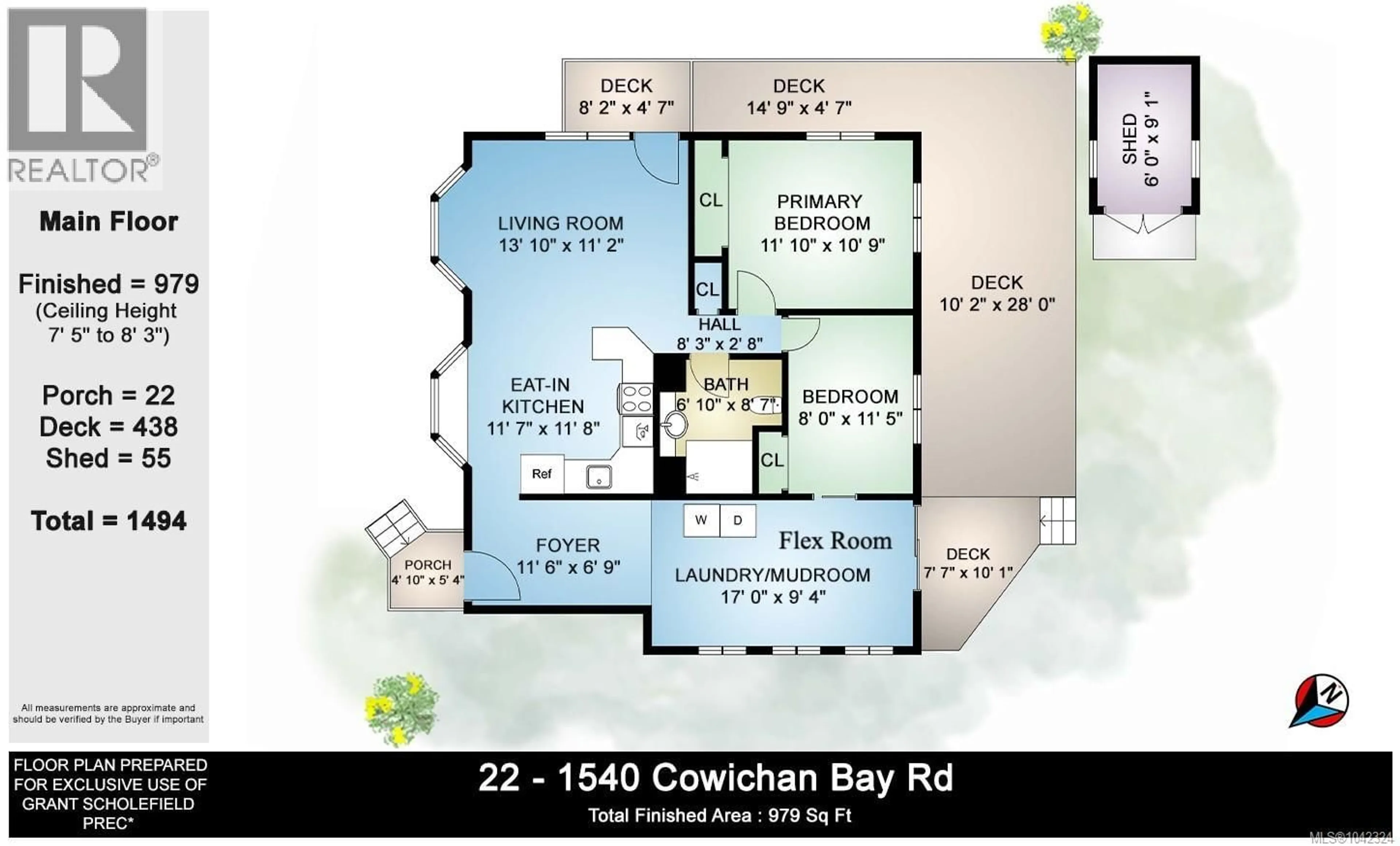 Floor plan for 22 - 1540 COWICHAN BAY ROAD, Cowichan Bay British Columbia V0R1N1