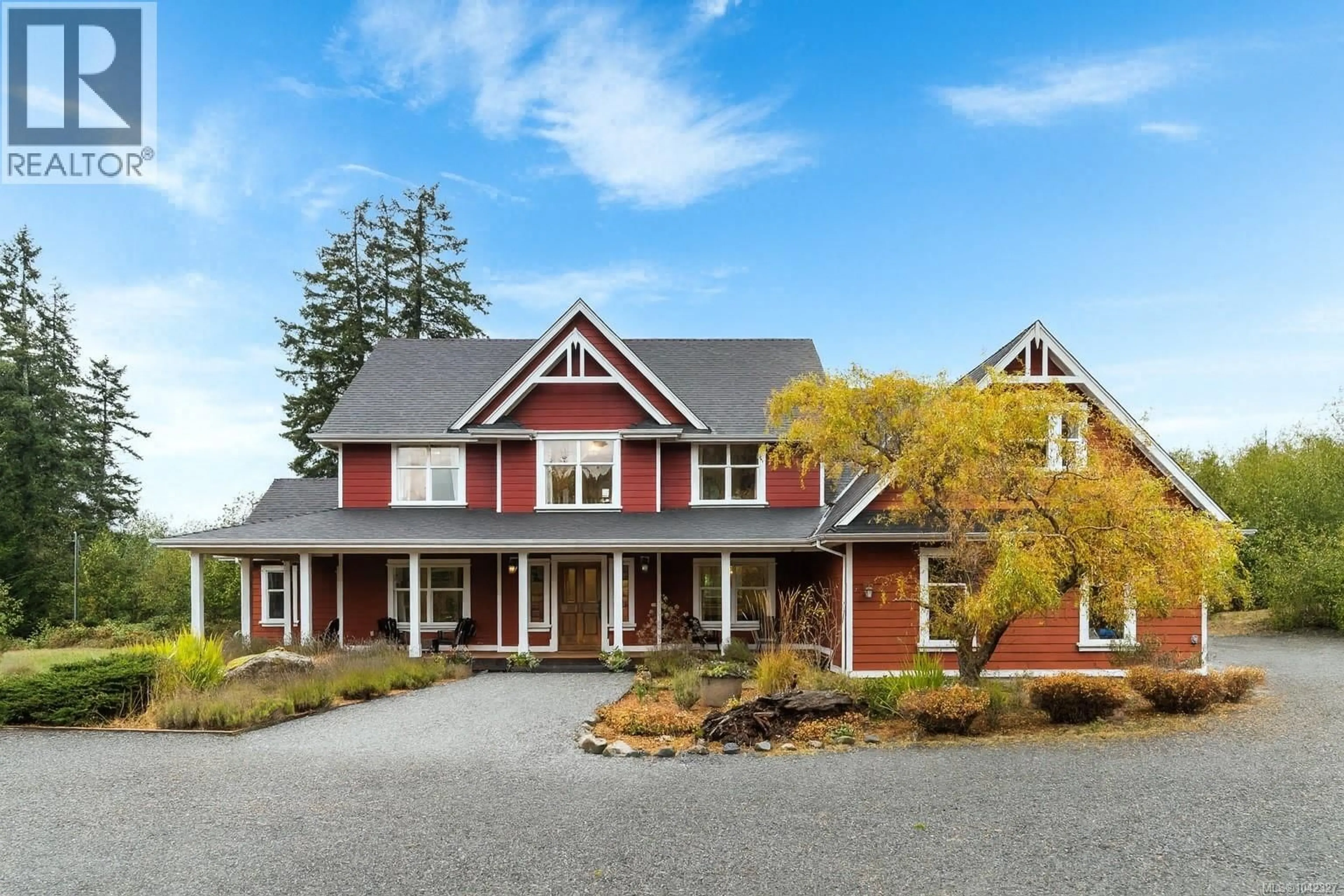 Home with brick exterior material, street for 319 STEBBINGS ROAD, Shawnigan Lake British Columbia V8H2J1