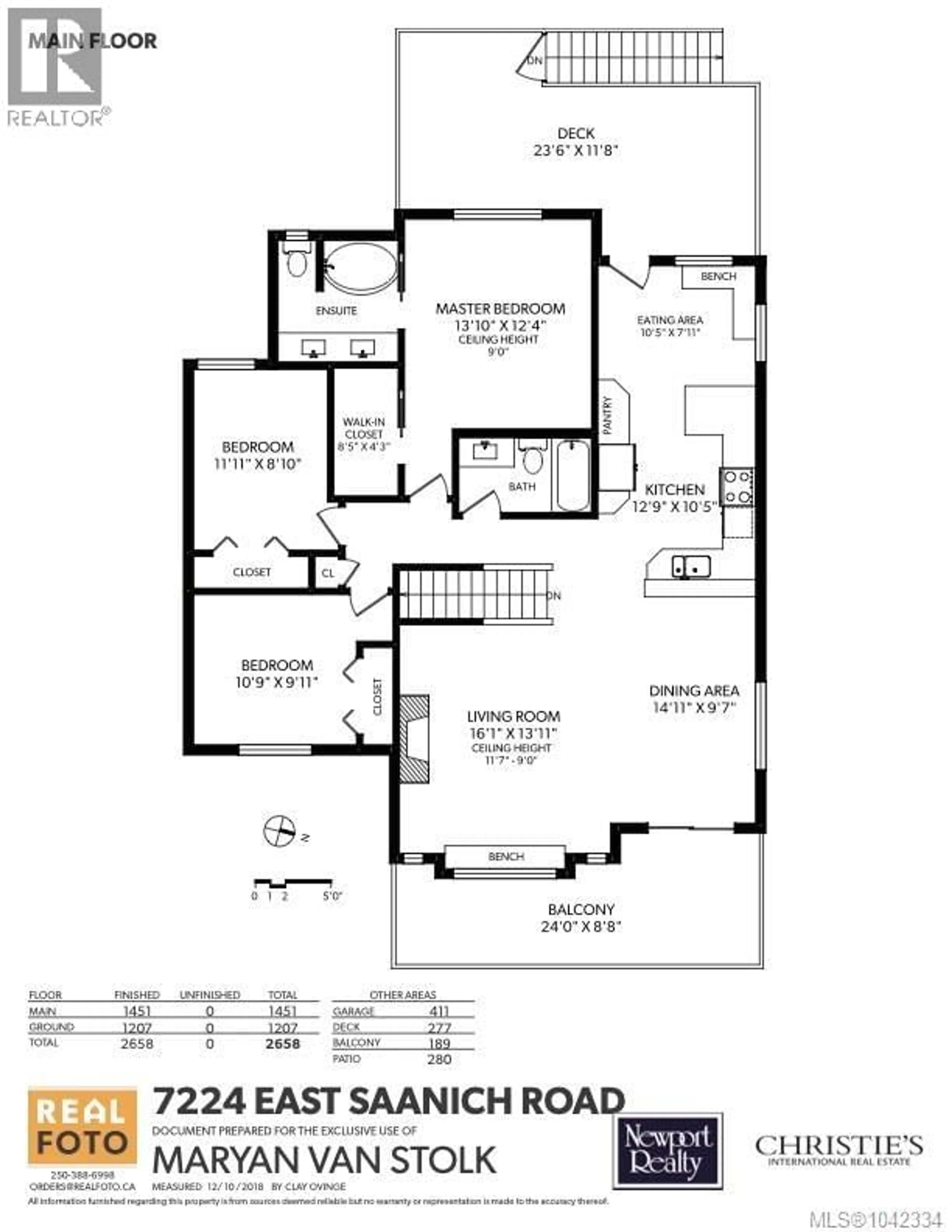 Floor plan for 7224 EAST SAANICH ROAD, Central Saanich British Columbia V8M1Y4