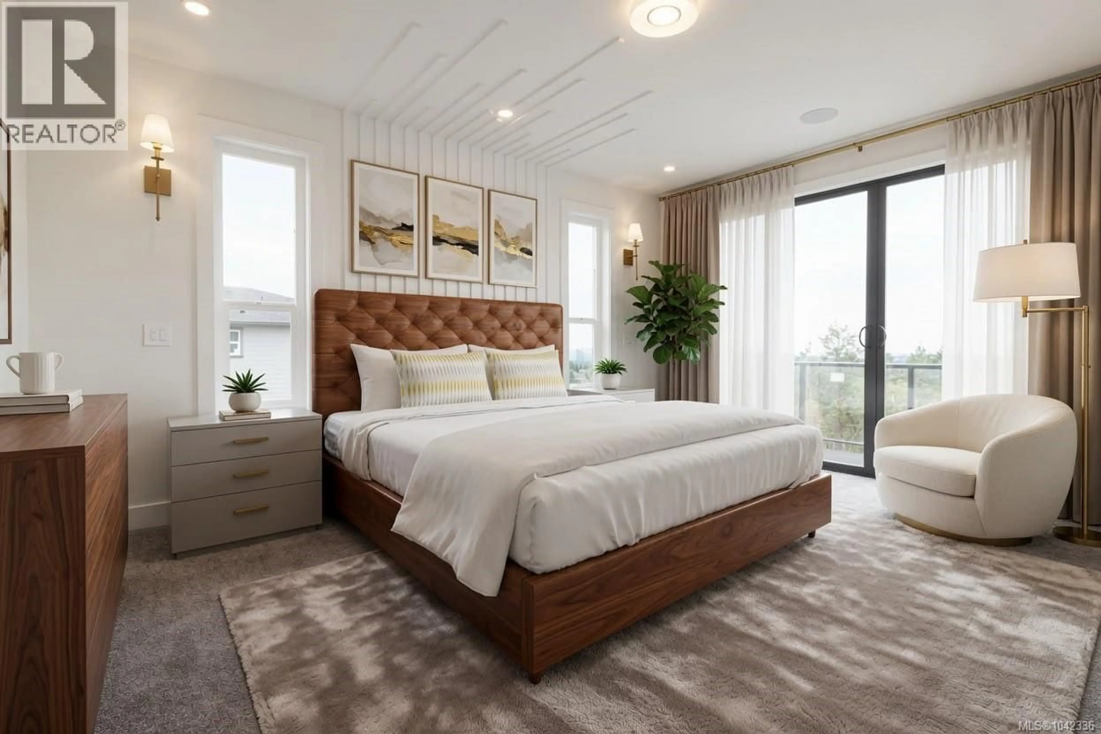Bedroom with bed, unknown for 3444 CALDERA COURT, Langford British Columbia V9B6Z8