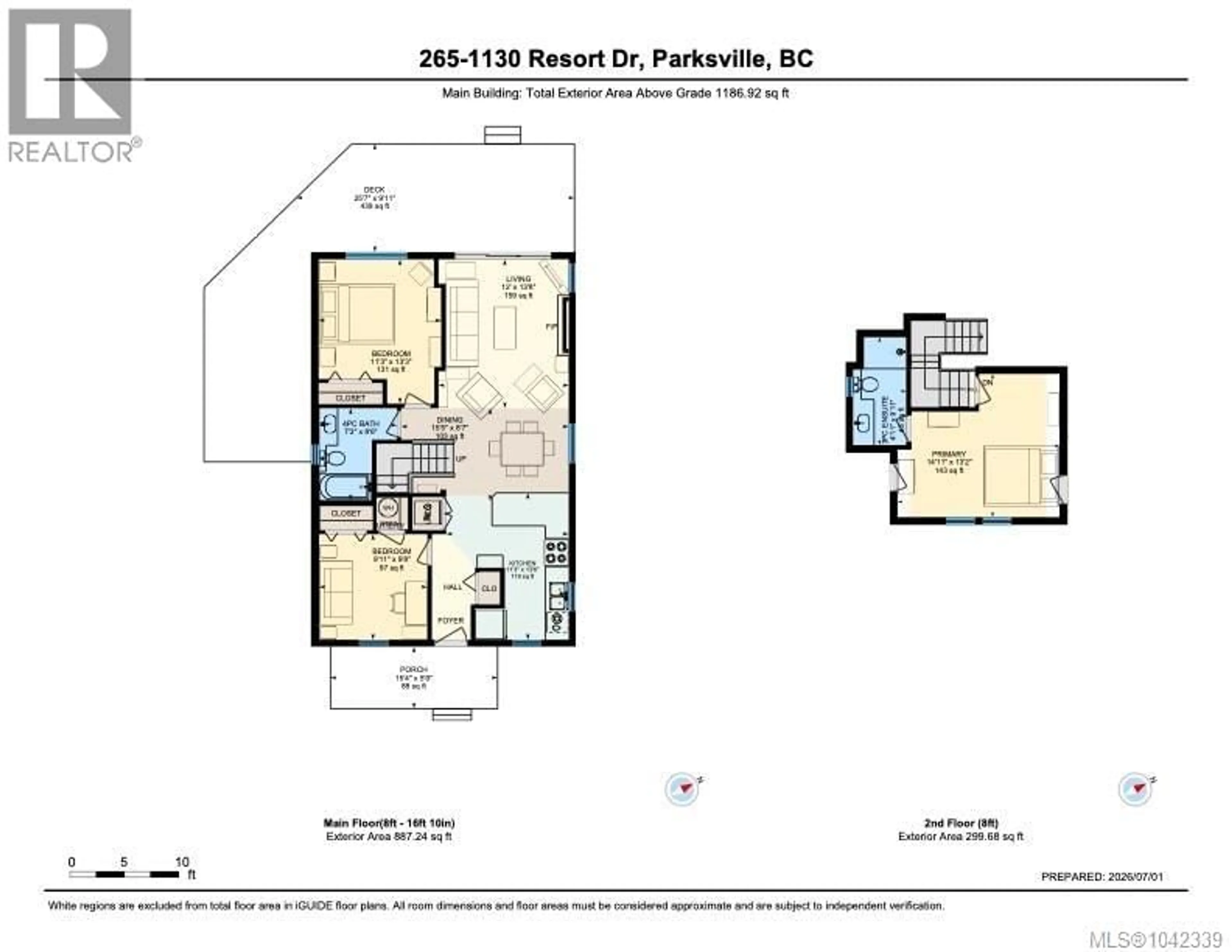 Floor plan for 265 - 1130 RESORT DRIVE, Parksville British Columbia V9P2E3