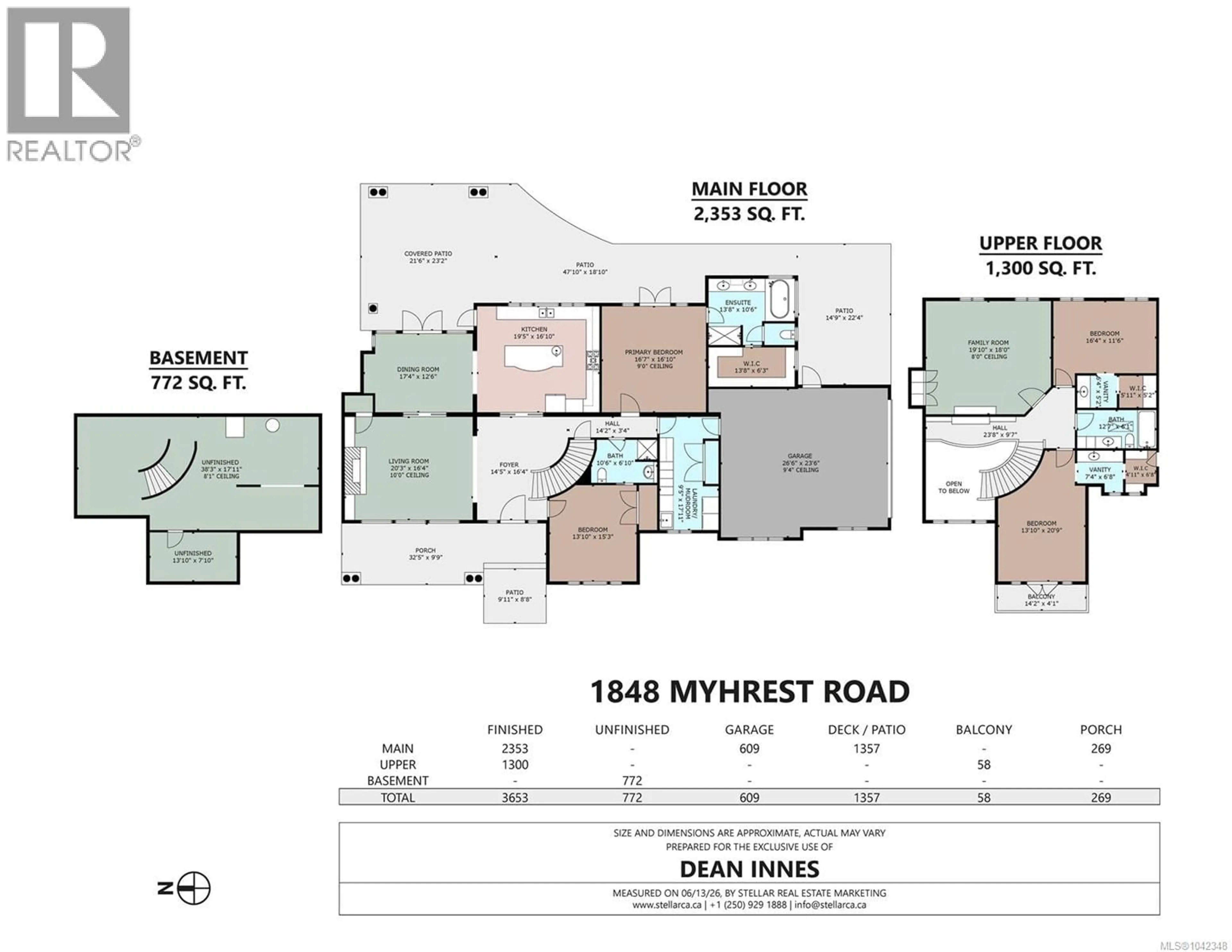 Floor plan for 1848 MYHREST ROAD, Cowichan Bay British Columbia V0R1N1