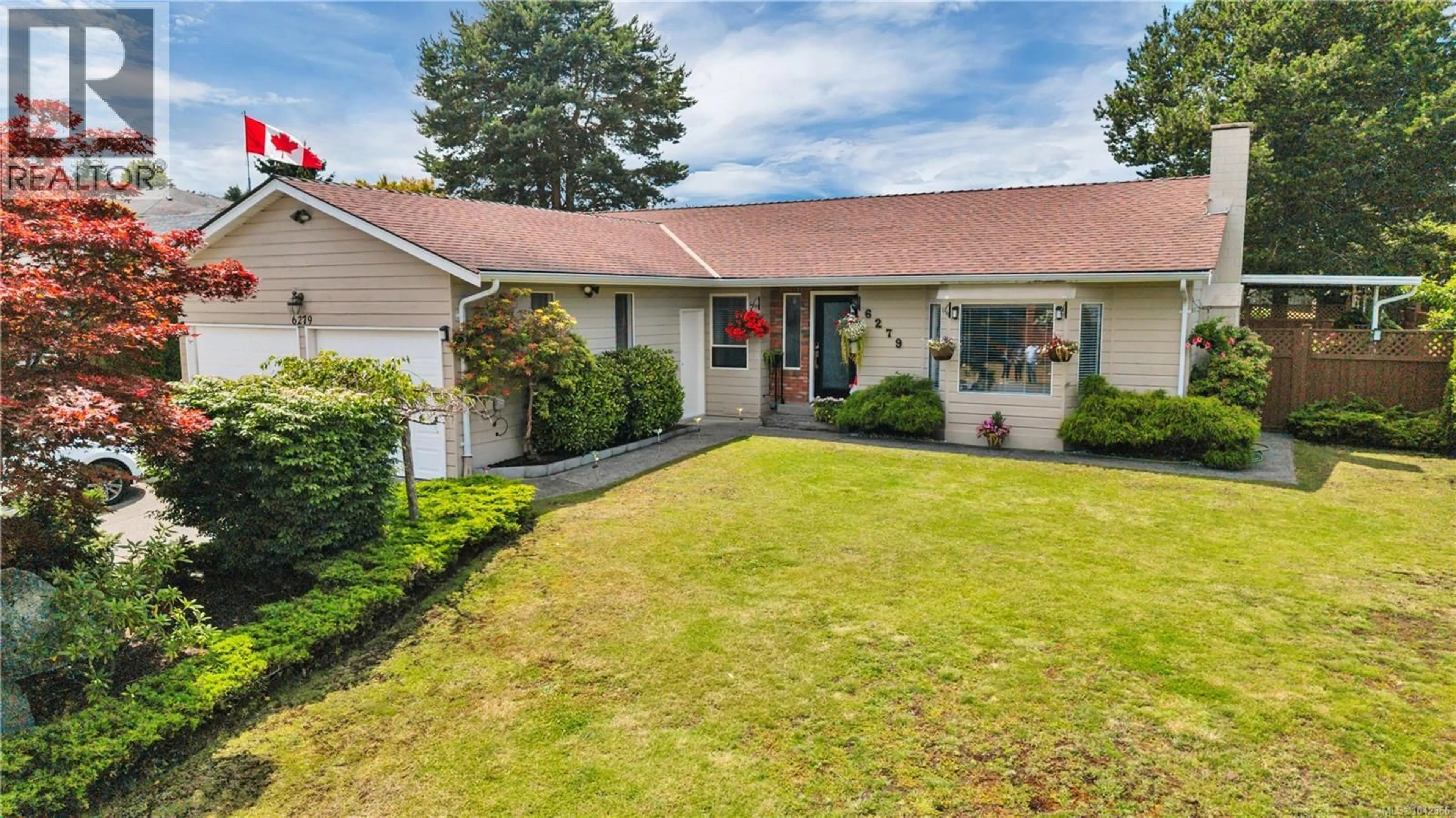 Home with vinyl exterior material, street for 6279 BLUEBACK ROAD, Nanaimo British Columbia V9V1A9