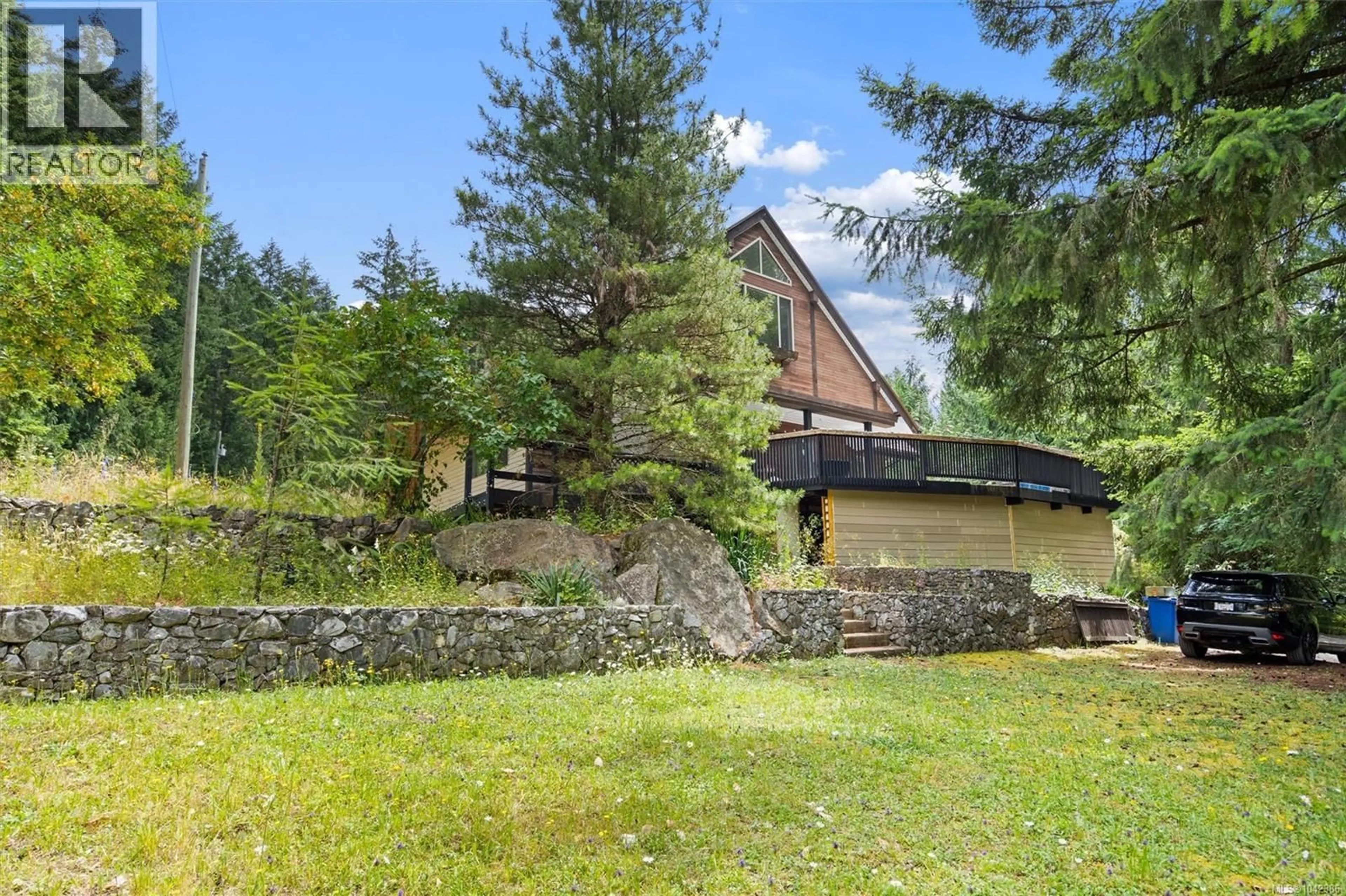 A pic from outside/outdoor area/front of a property/back of a property/a pic from drone, unknown for 2099 SHAWNIGAN LAKE ROAD, Shawnigan Lake British Columbia V8H2B5