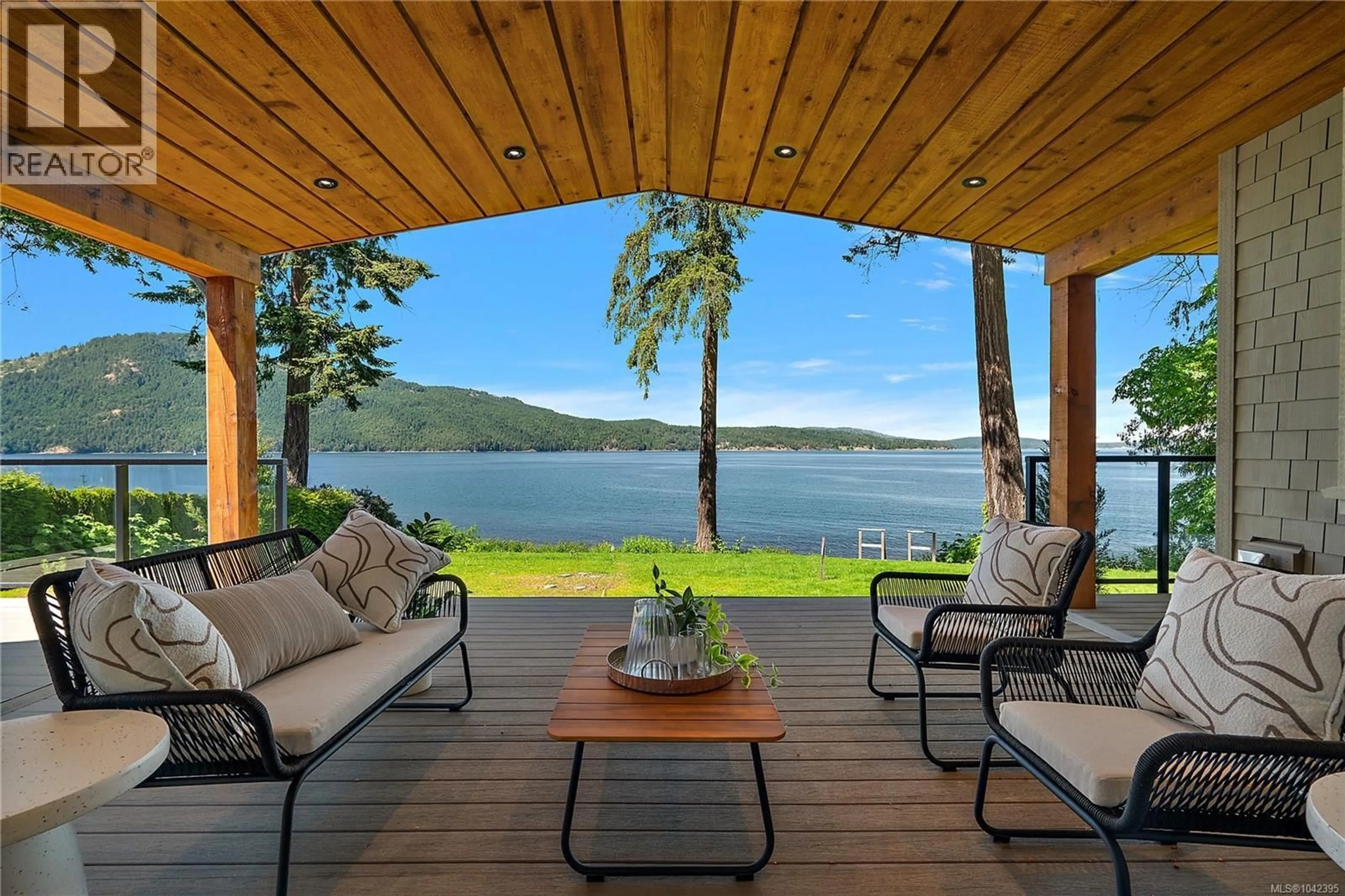 Patio, water/lake/river/ocean view for 11665 JUPATA WAY, North Saanich British Columbia V8L5K1