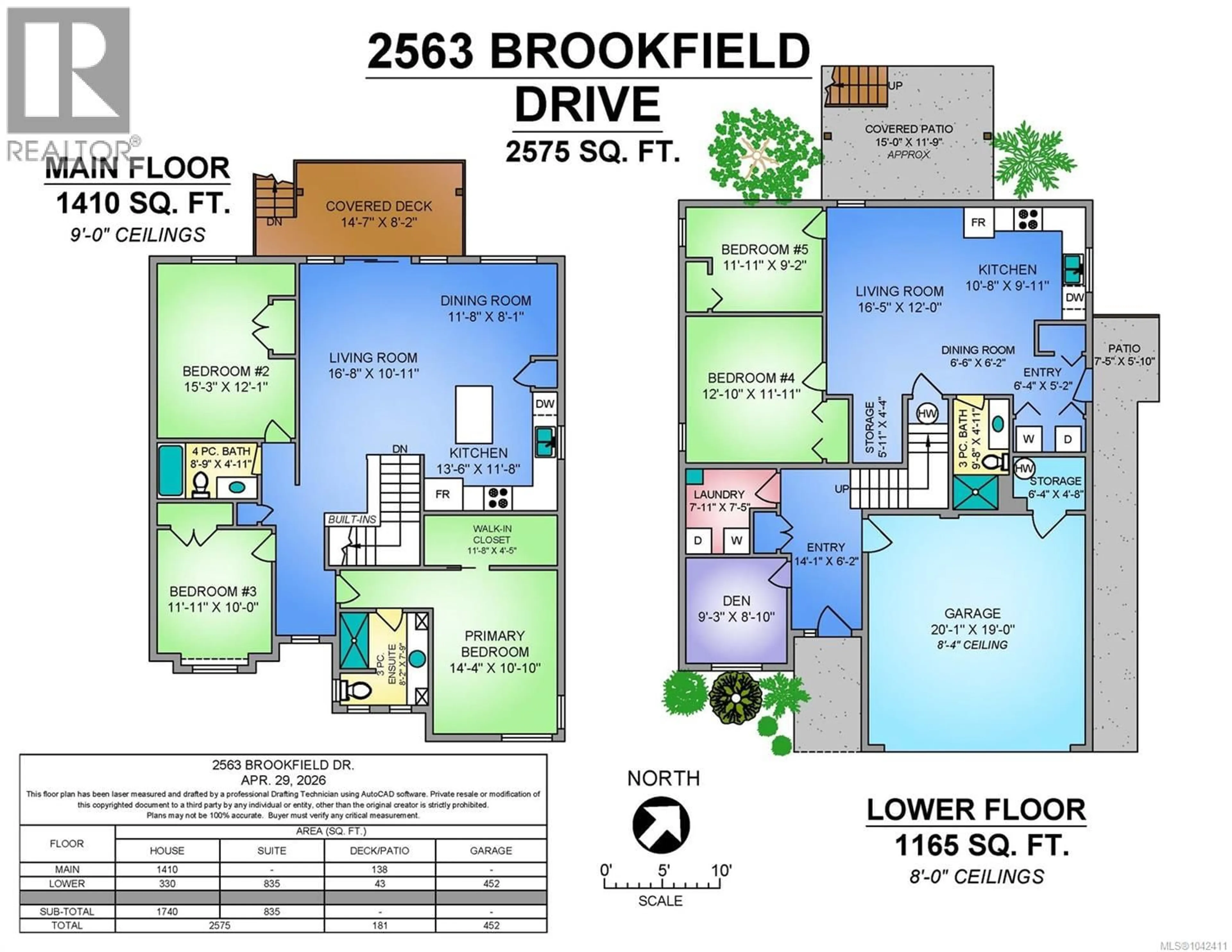 Floor plan for 2563 BROOKFIELD DRIVE, Courtenay British Columbia V9N0E6