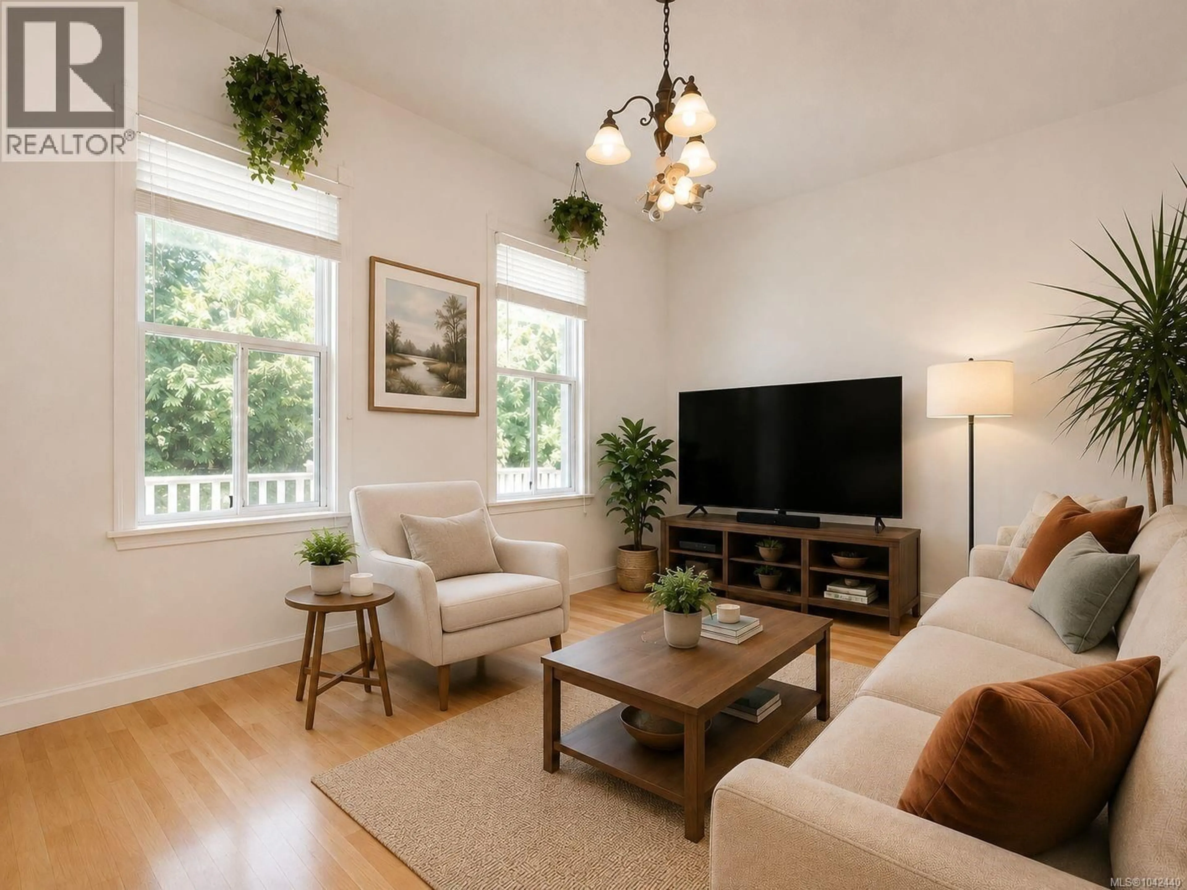 Living room with furniture, wood/laminate floor for 221 SKINNER STREET, Victoria British Columbia V9A3B2