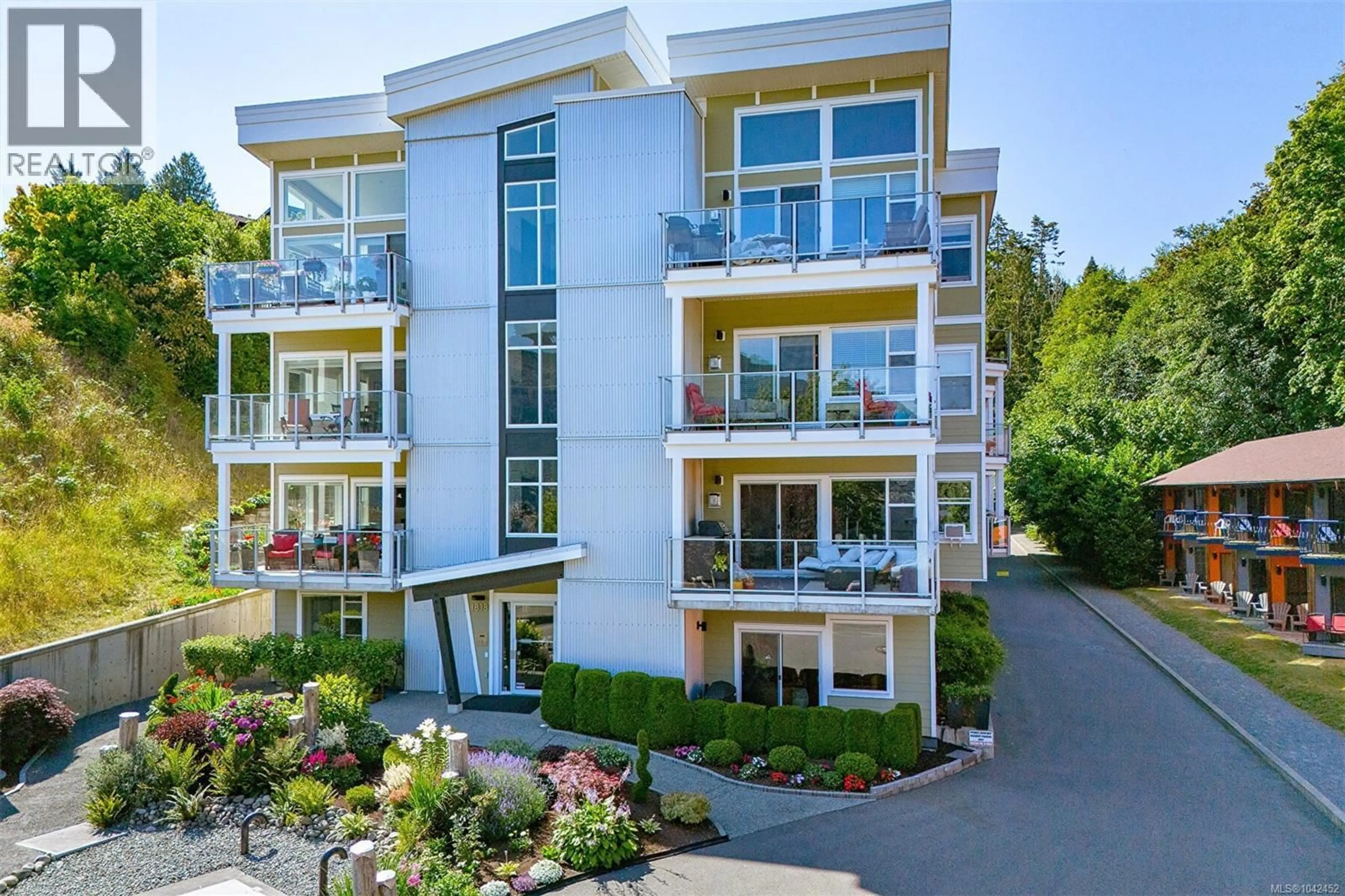 A pic from outside/outdoor area/front of a property/back of a property/a pic from drone, unknown for 101 - 1838 COWICHAN BAY ROAD, Cowichan Bay British Columbia V0R1N1