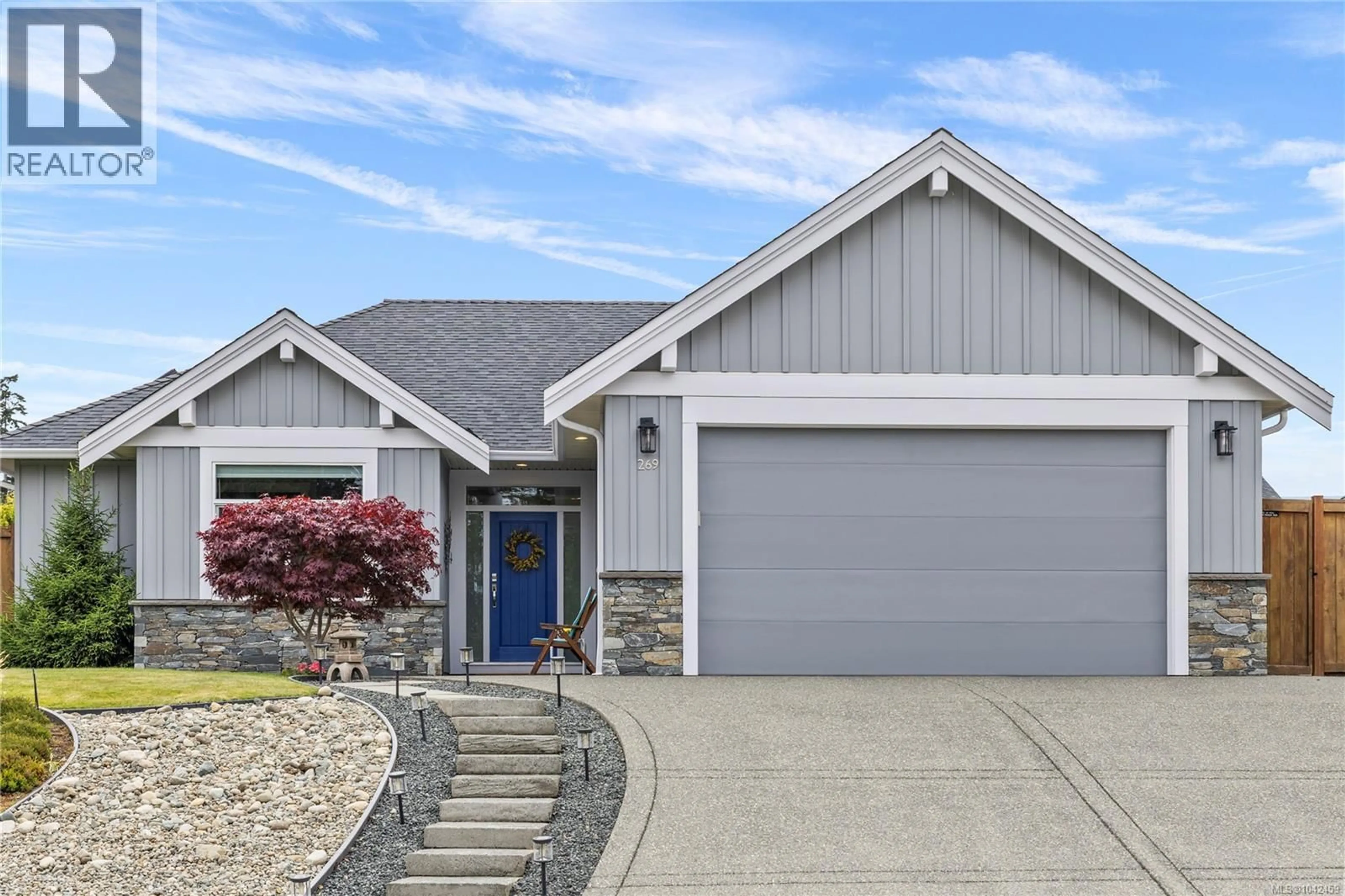 Home with vinyl exterior material, street for 269 BRAMBLE STREET, Parksville British Columbia V9P0E4