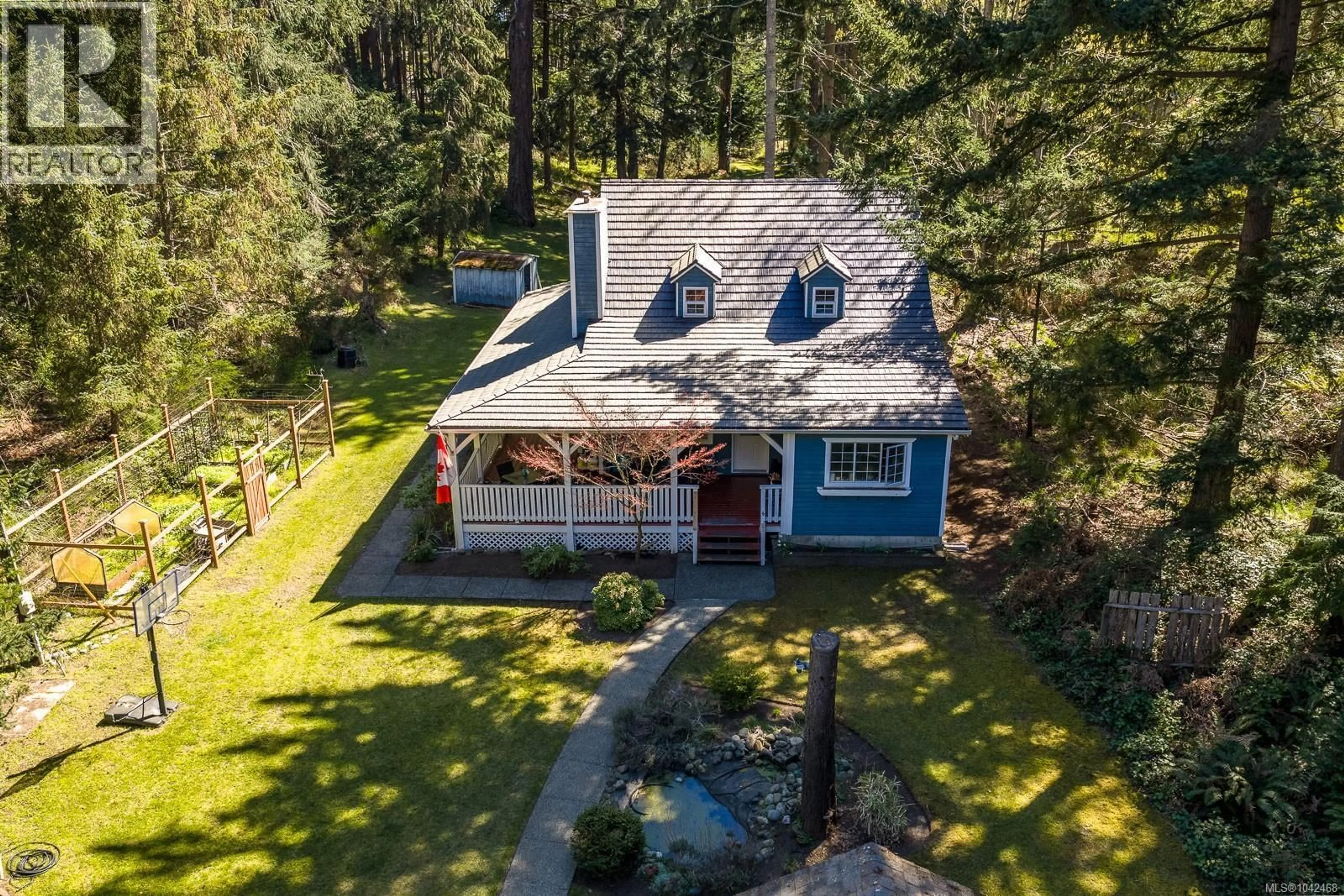 A pic from outside/outdoor area/front of a property/back of a property/a pic from drone, water/lake/river/ocean view for 745 LAZO ROAD, Comox British Columbia V9M3V6