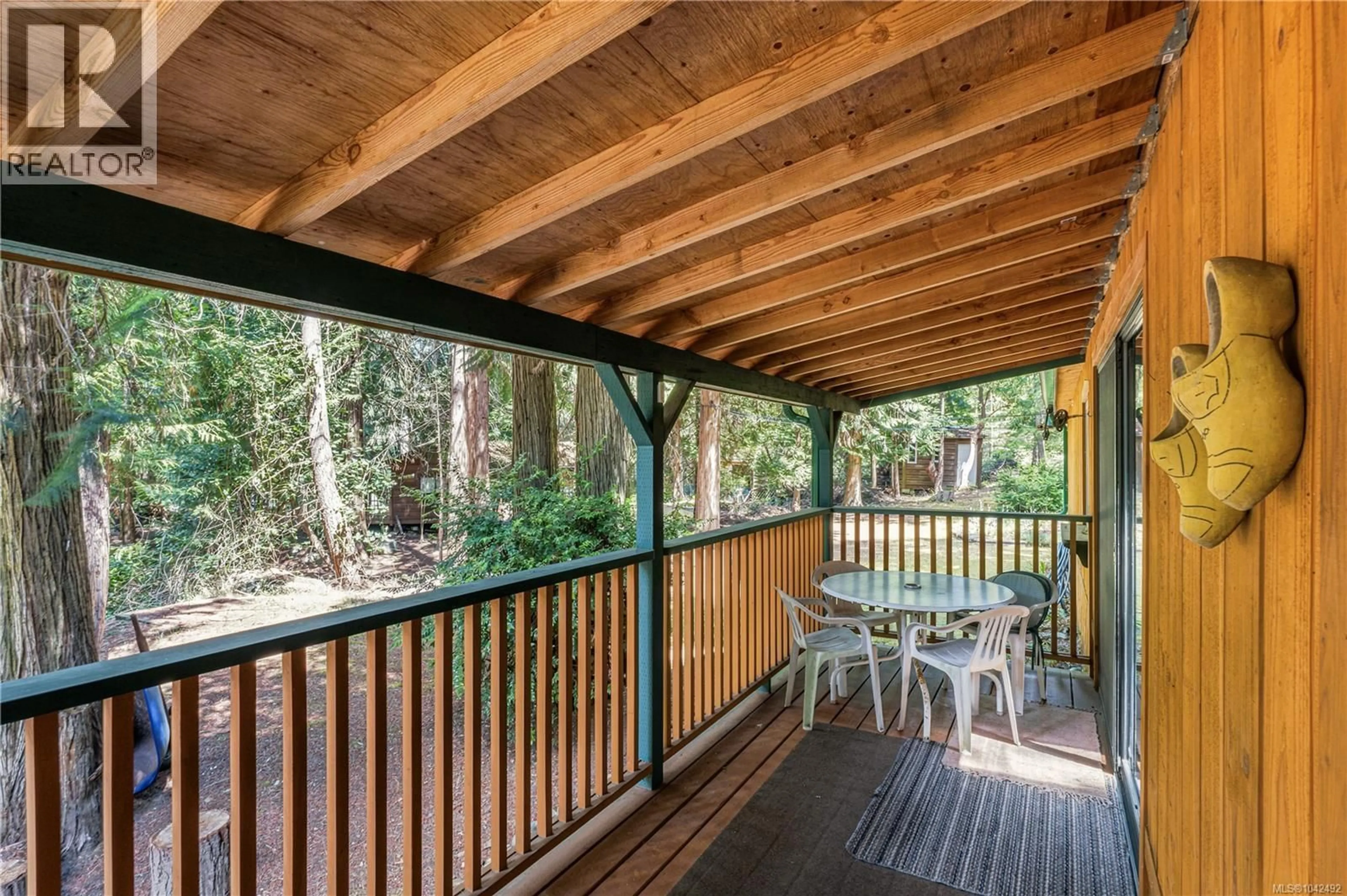Patio, forest/trees view for 1132 PAT BURNS AVENUE, Gabriola Island British Columbia V0R1X2