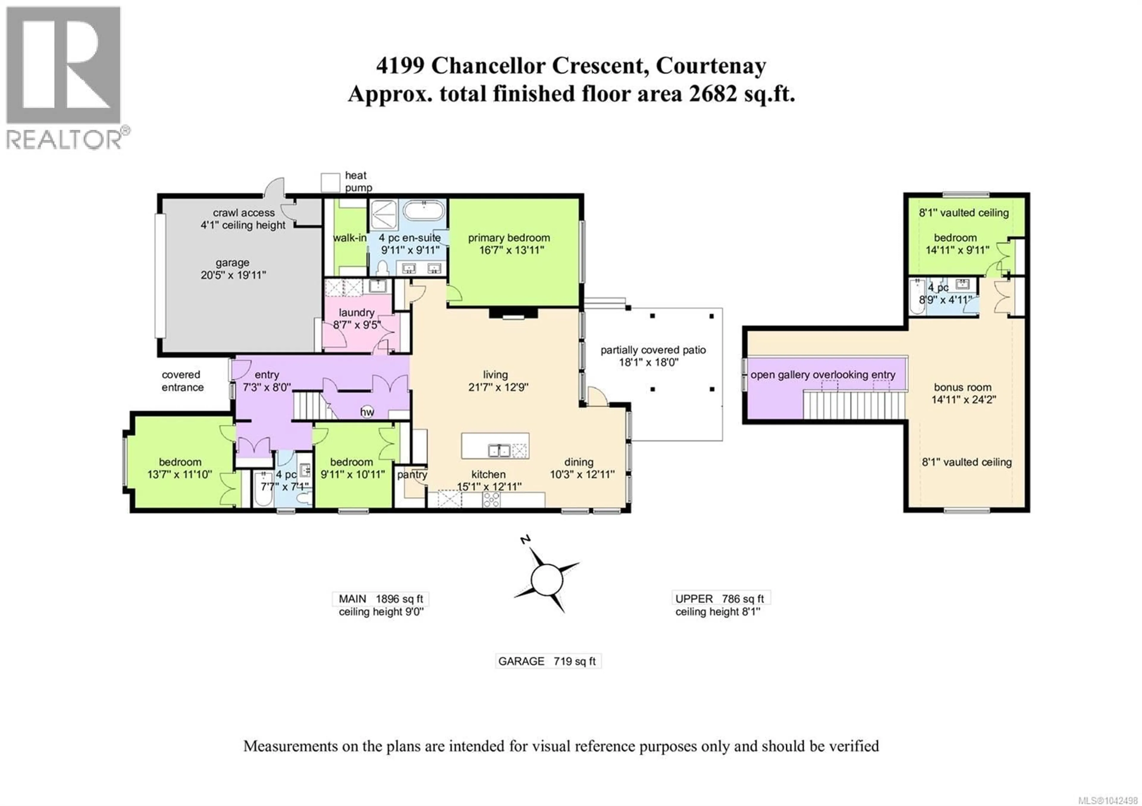 Floor plan for 4199 CHANCELLOR CRESCENT, Courtenay British Columbia V9N0E7