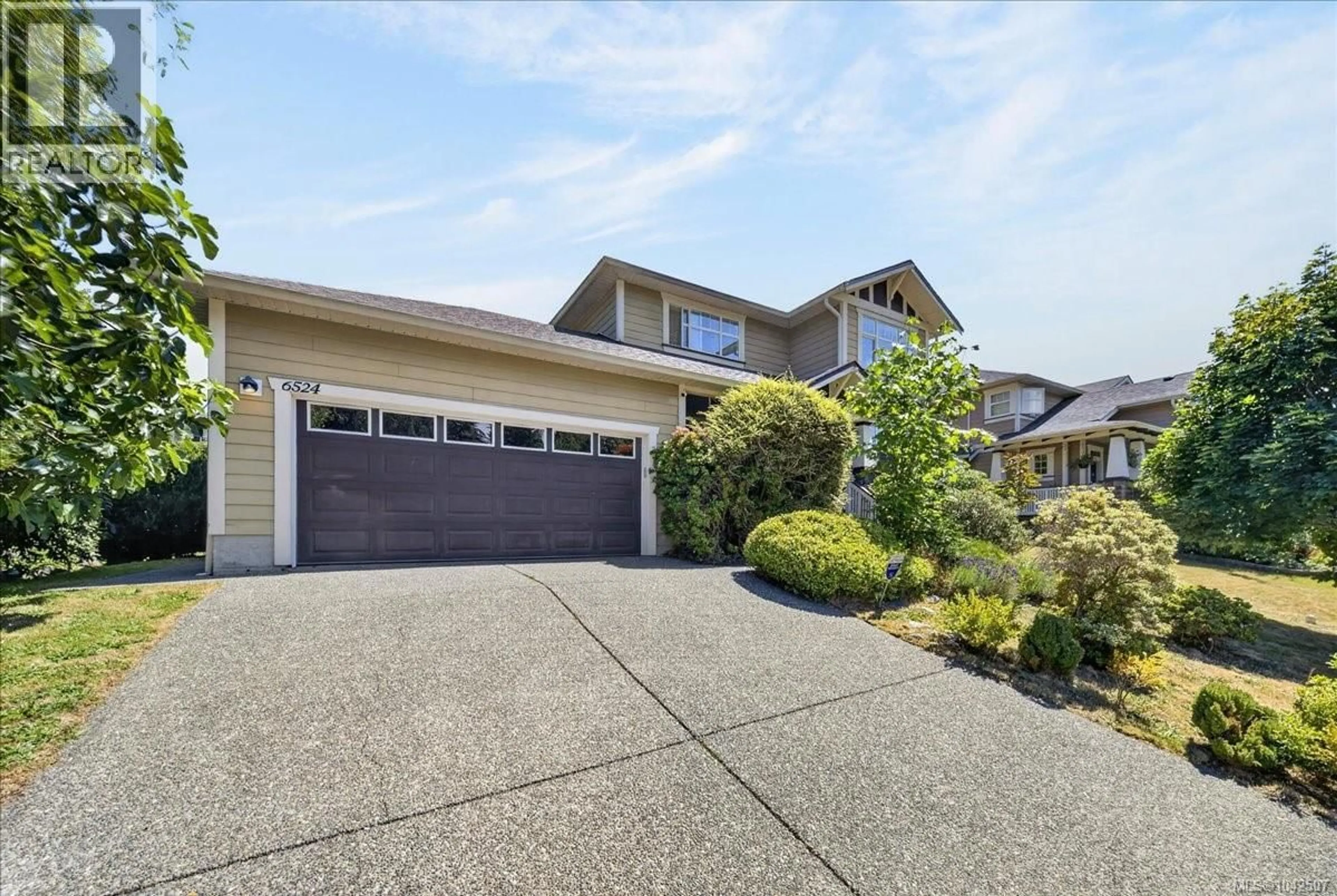 Home with vinyl exterior material, street for 6524 STONEWOOD DRIVE, Sooke British Columbia V9Z0Y6