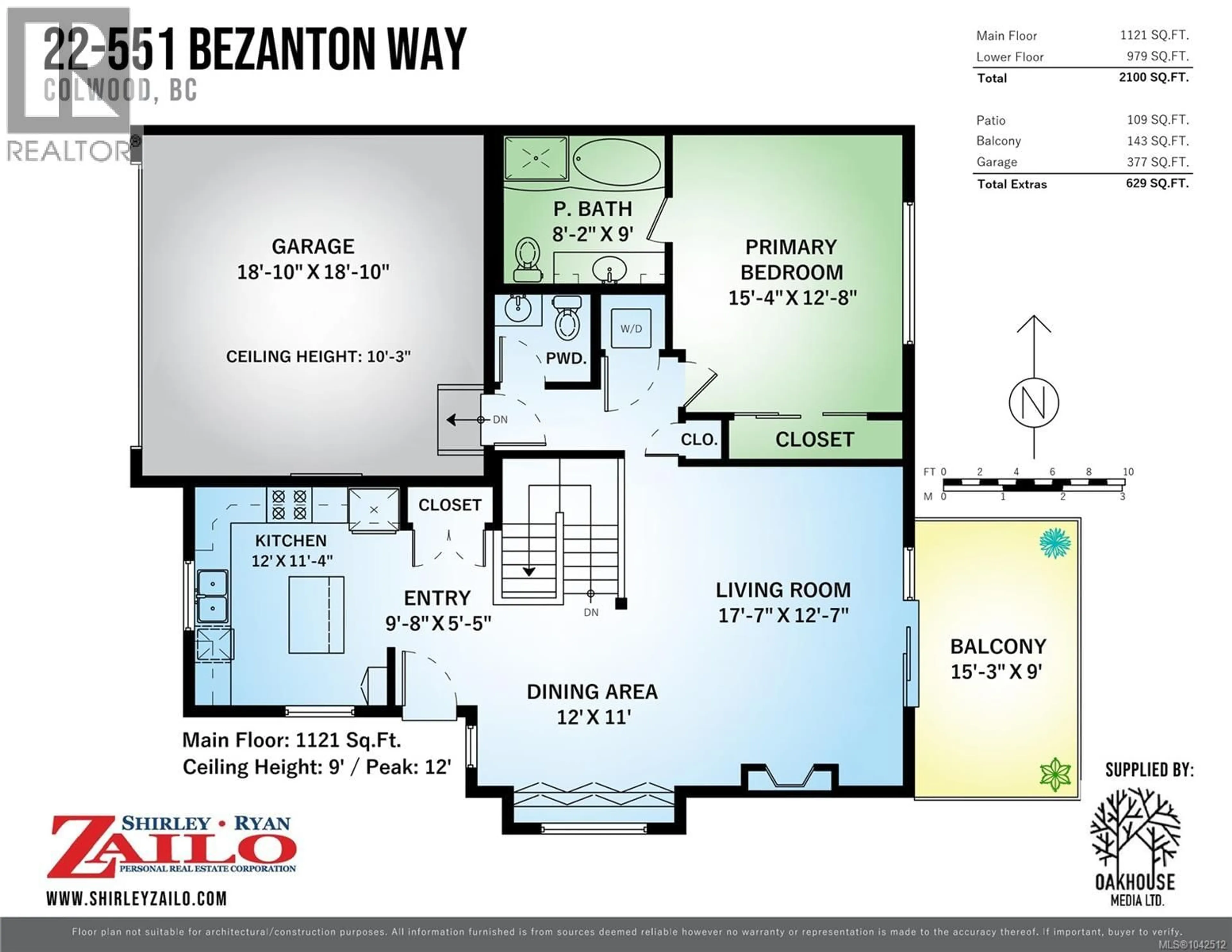 Floor plan for 22 - 551 BEZANTON WAY, Colwood British Columbia V9C0C5