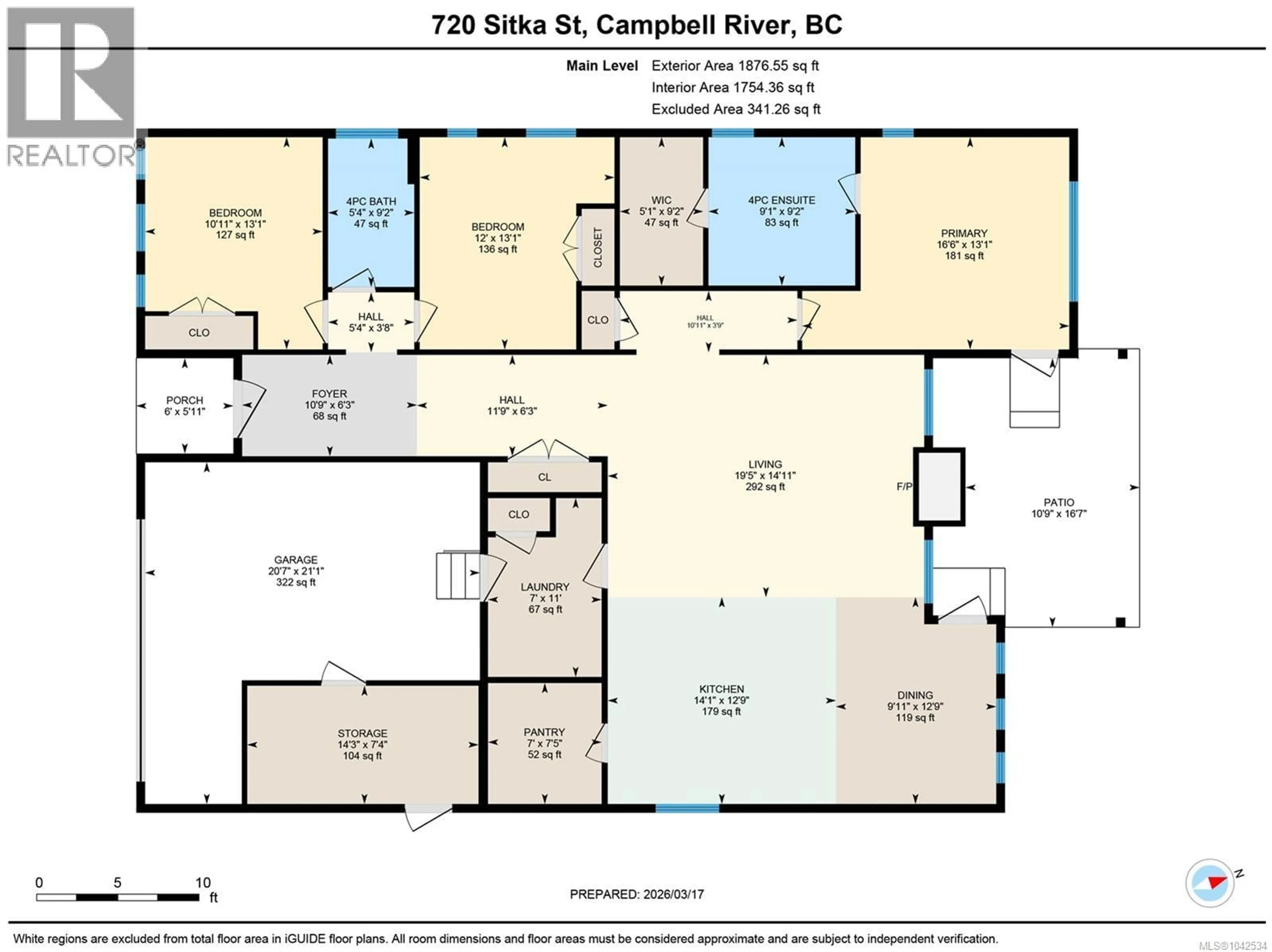 Floor plan for 720 SITKA STREET, Campbell River British Columbia V9H0E5