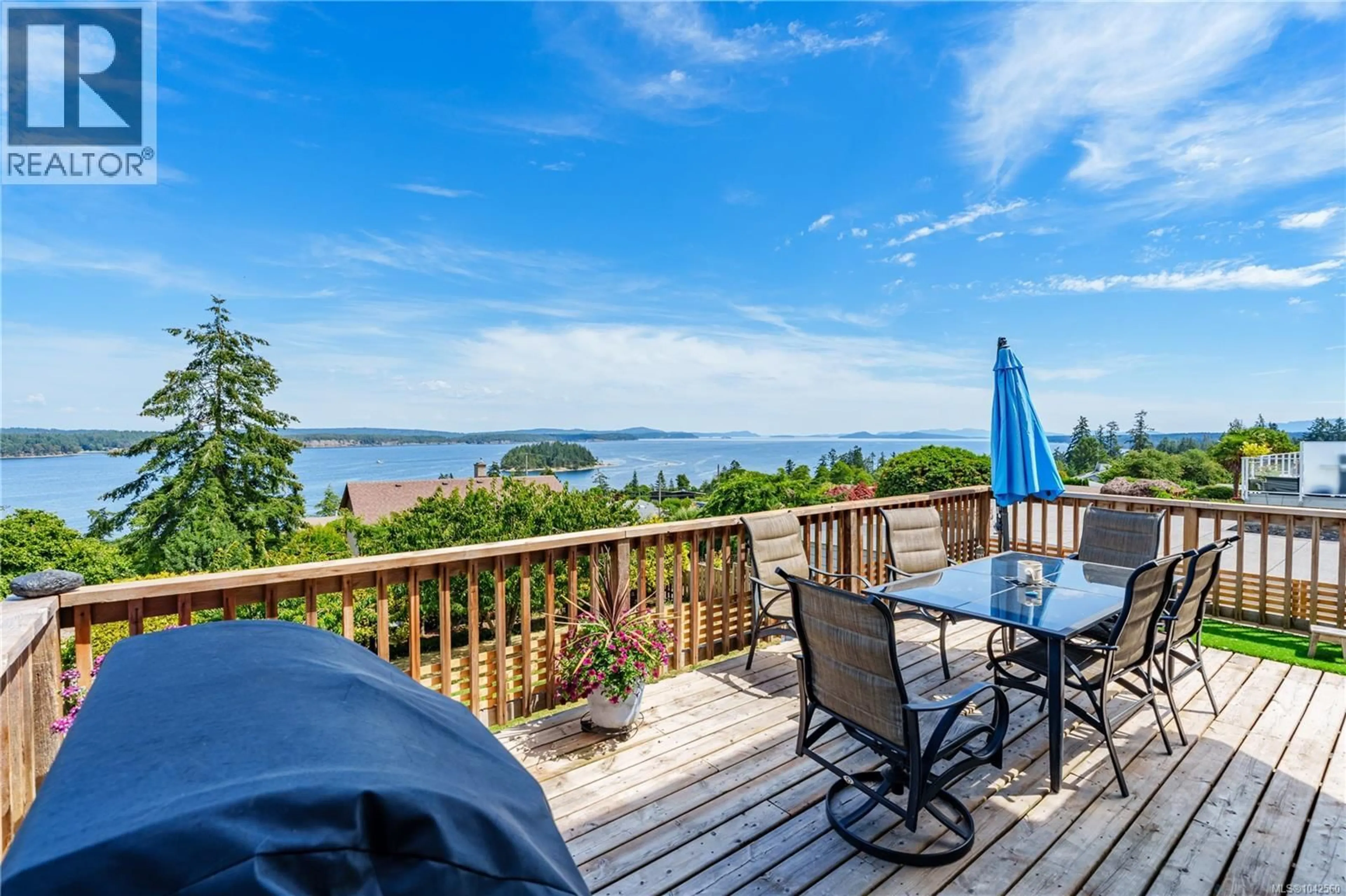 Patio, water/lake/river/ocean view for 1436 LEASK ROAD, Nanaimo British Columbia V9X1P8