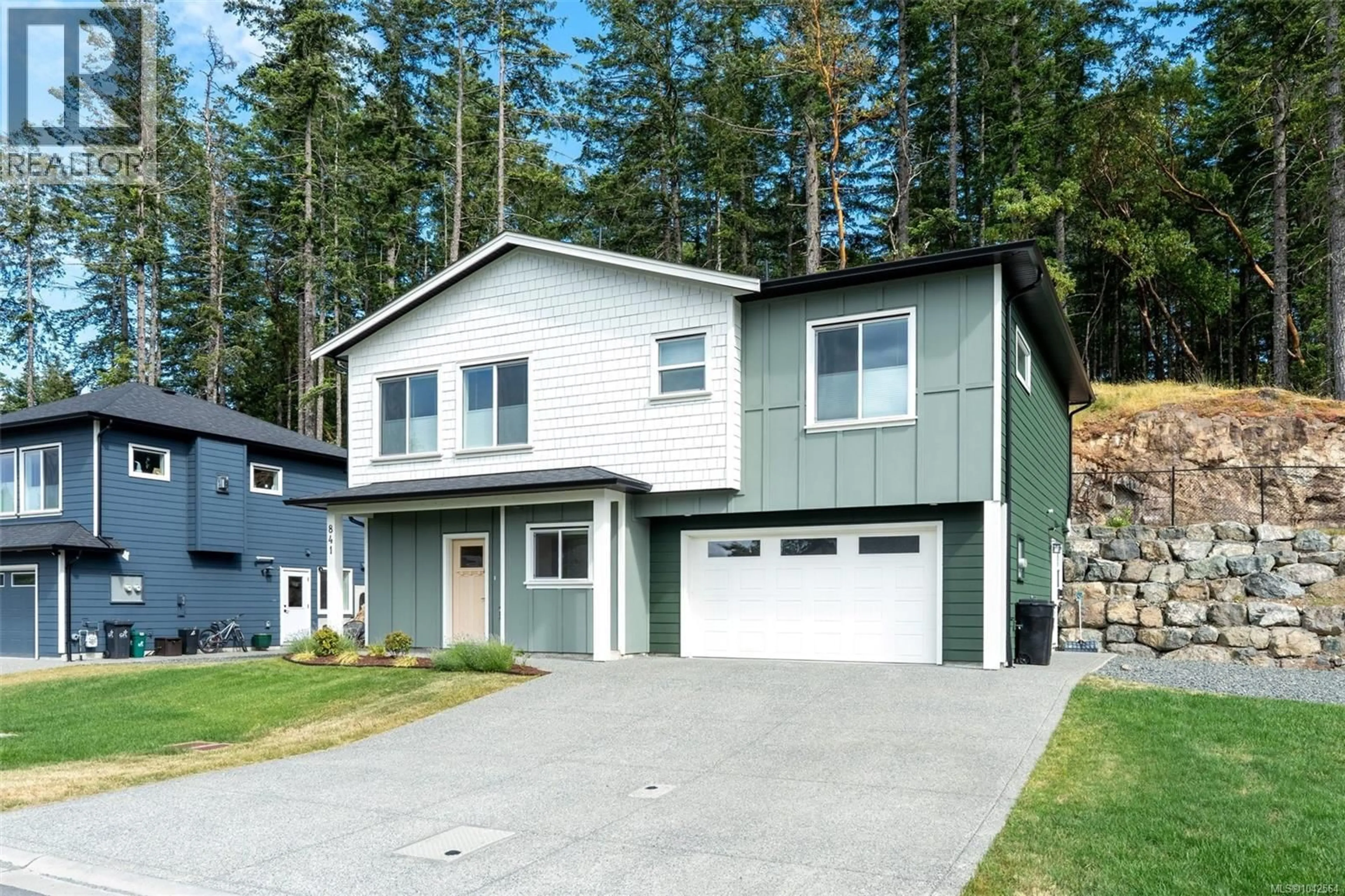 Home with vinyl exterior material, street for 841 TOMACK LOOP, Langford British Columbia V9C3X3