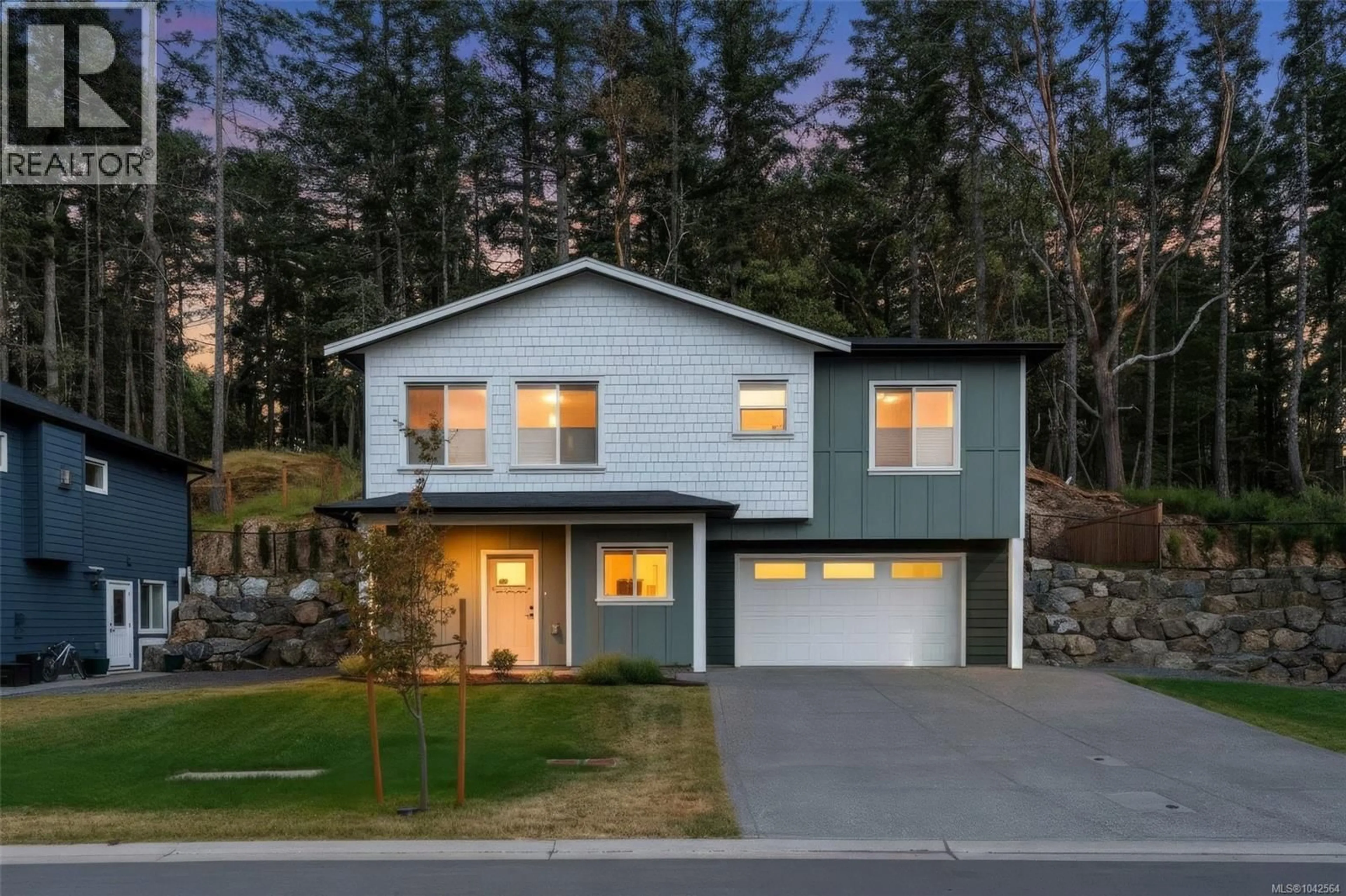Home with vinyl exterior material, street for 841 TOMACK LOOP, Langford British Columbia V9C3X3