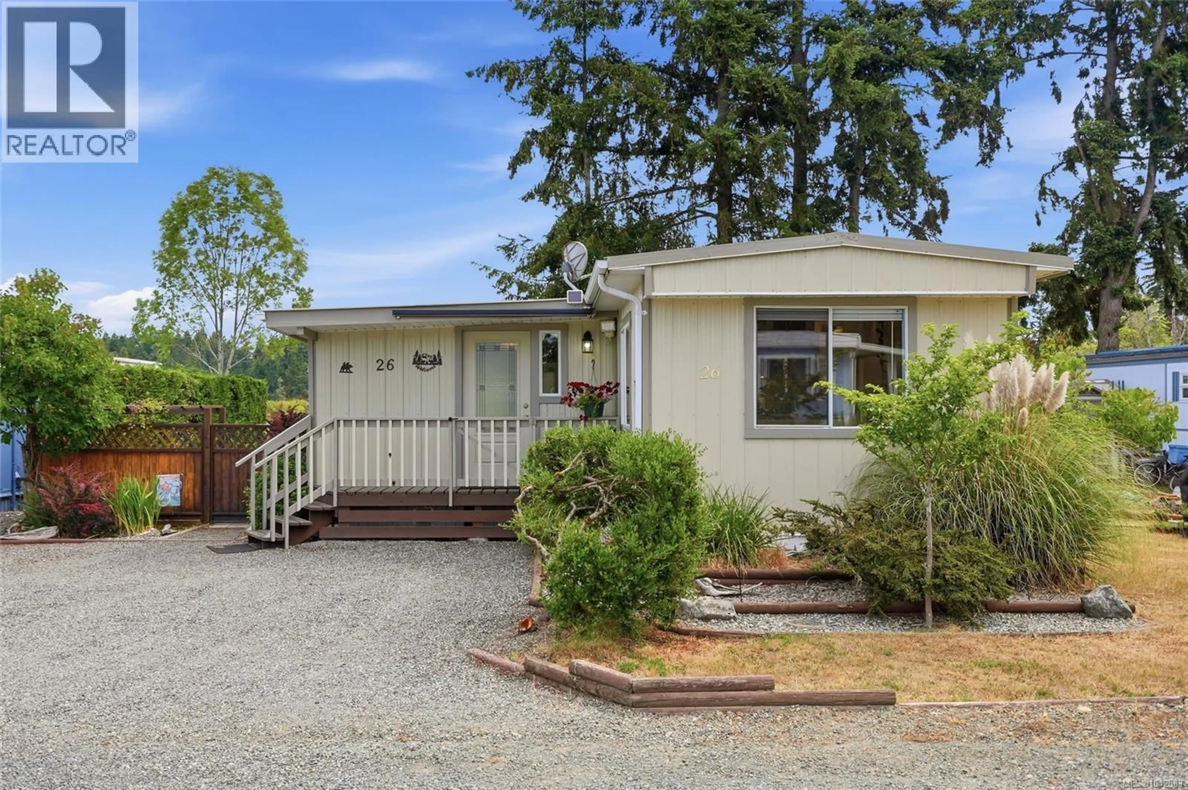 Home with vinyl exterior material, street for 26 - 150 CORFIELD STREET NORTH, Parksville British Columbia V9P1N9