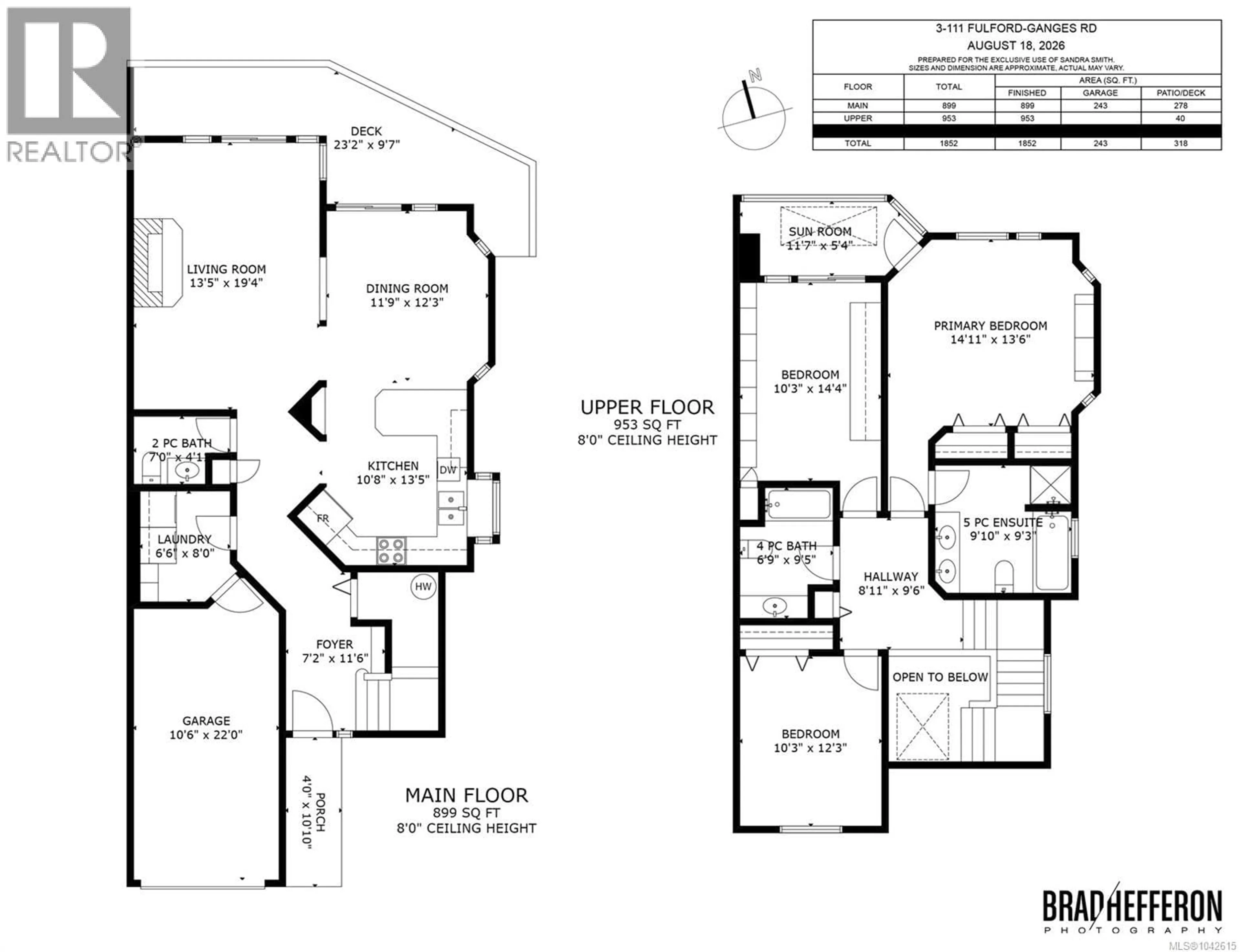 Floor plan for 3 - 111 FULFORD-GANGES ROAD, Salt Spring British Columbia V8K2R9