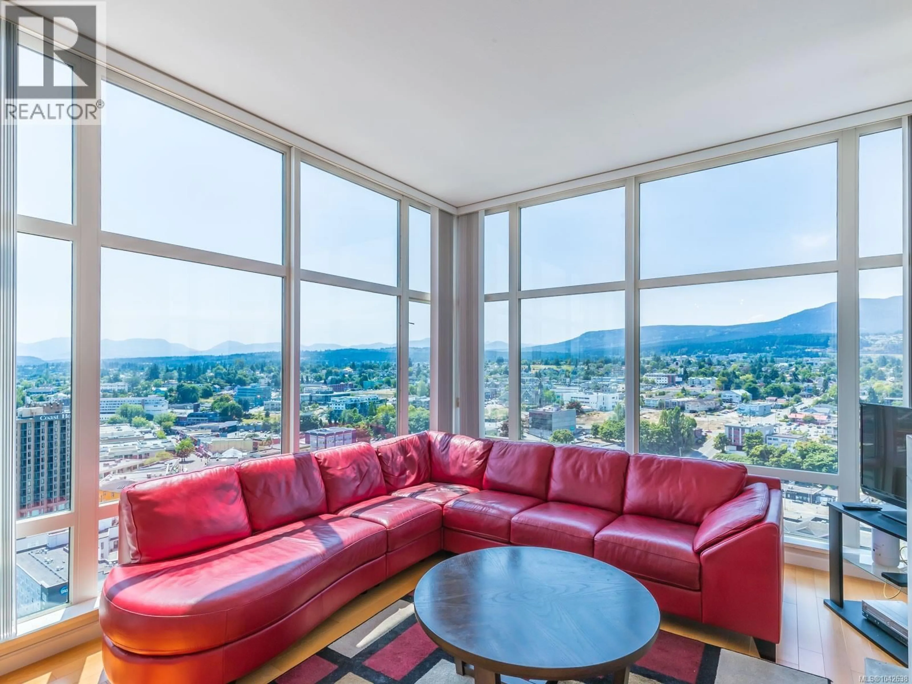 Living room with furniture, unknown for 1802 - 38 FRONT STREET, Nanaimo British Columbia V9R5H7