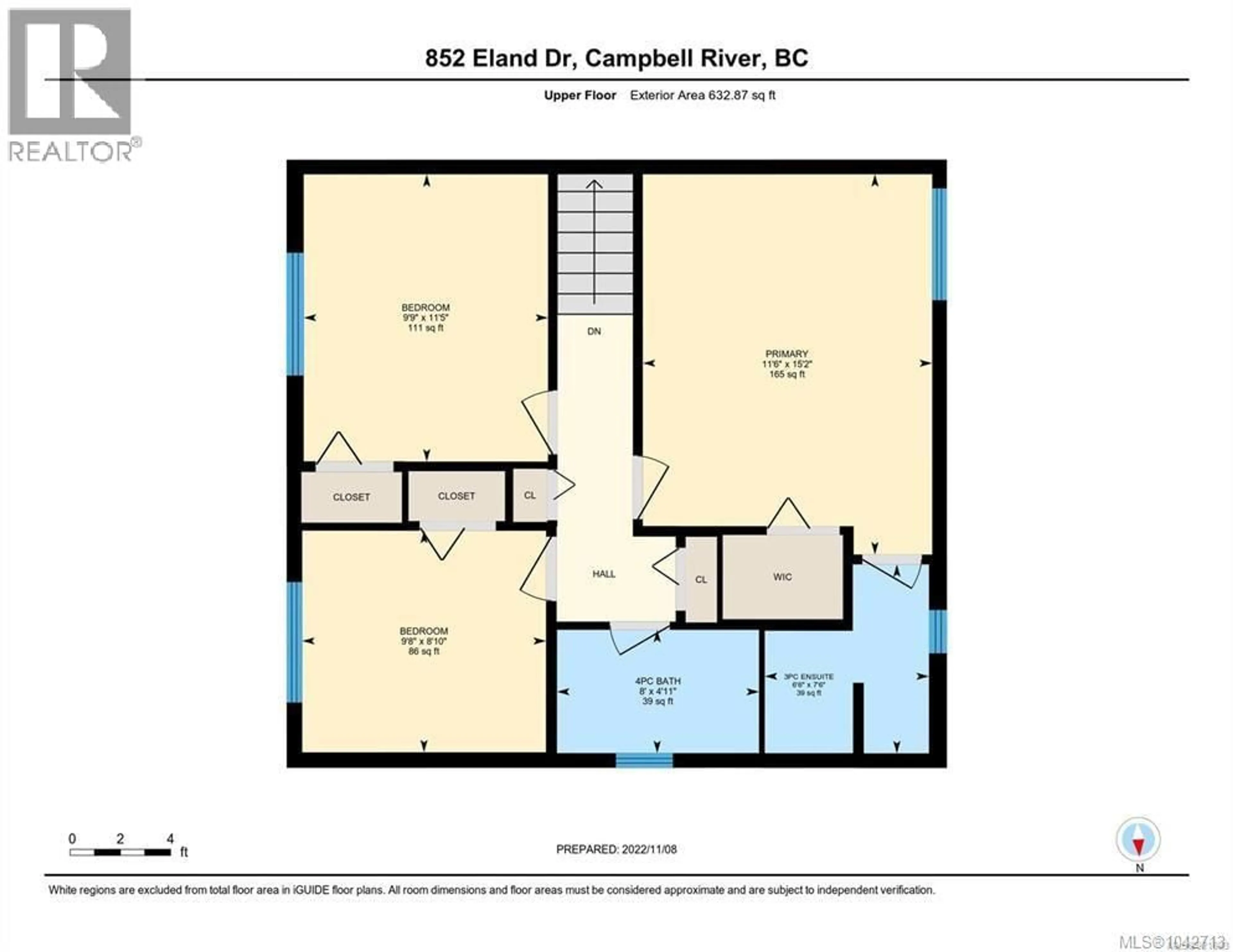 Floor plan for 852 ELAND DRIVE, Campbell River British Columbia V9W6Y8