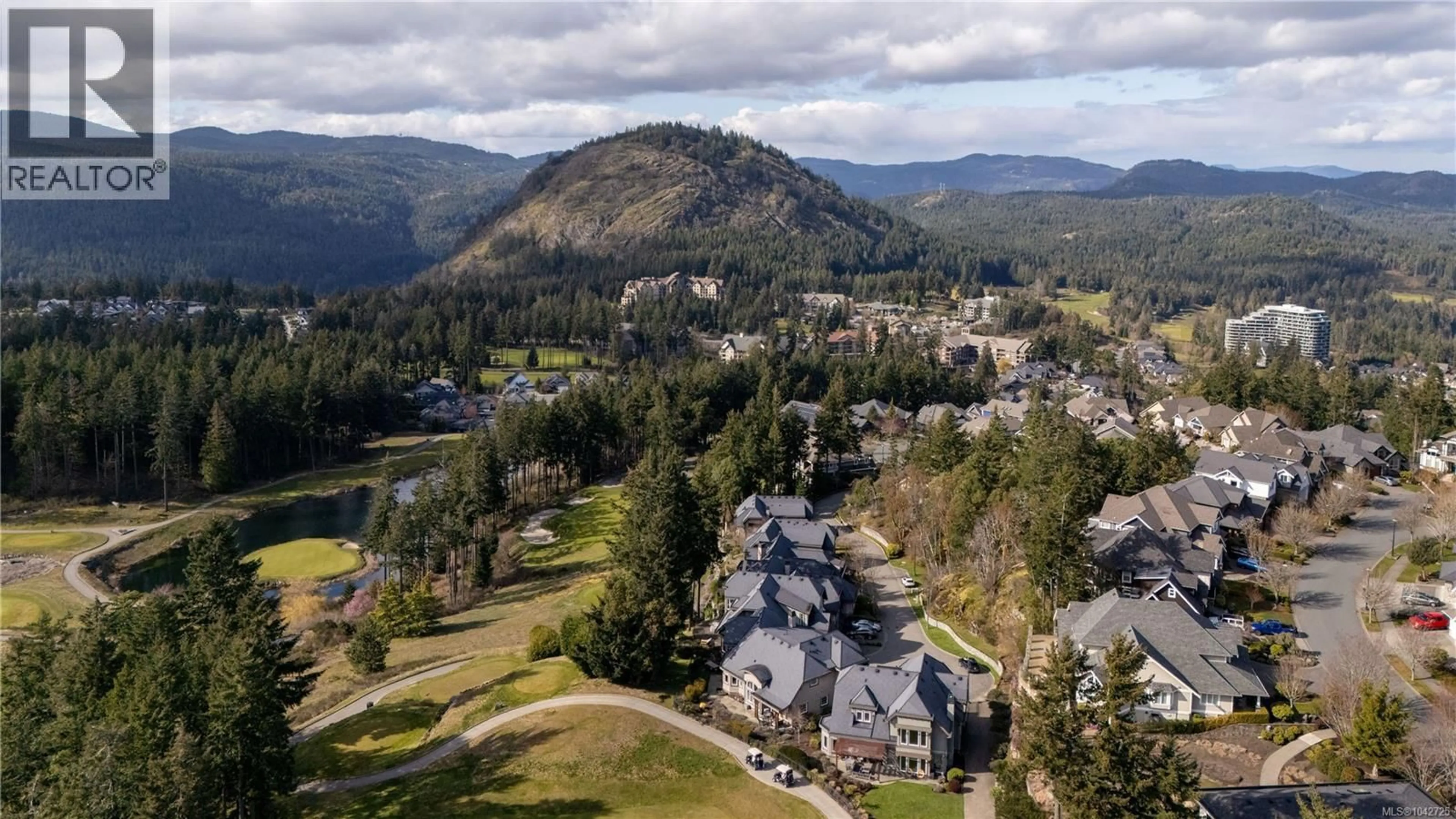 A pic from outside/outdoor area/front of a property/back of a property/a pic from drone, mountain view for 2220 ISLAND FALLS PLACE, Langford British Columbia V9B6V3