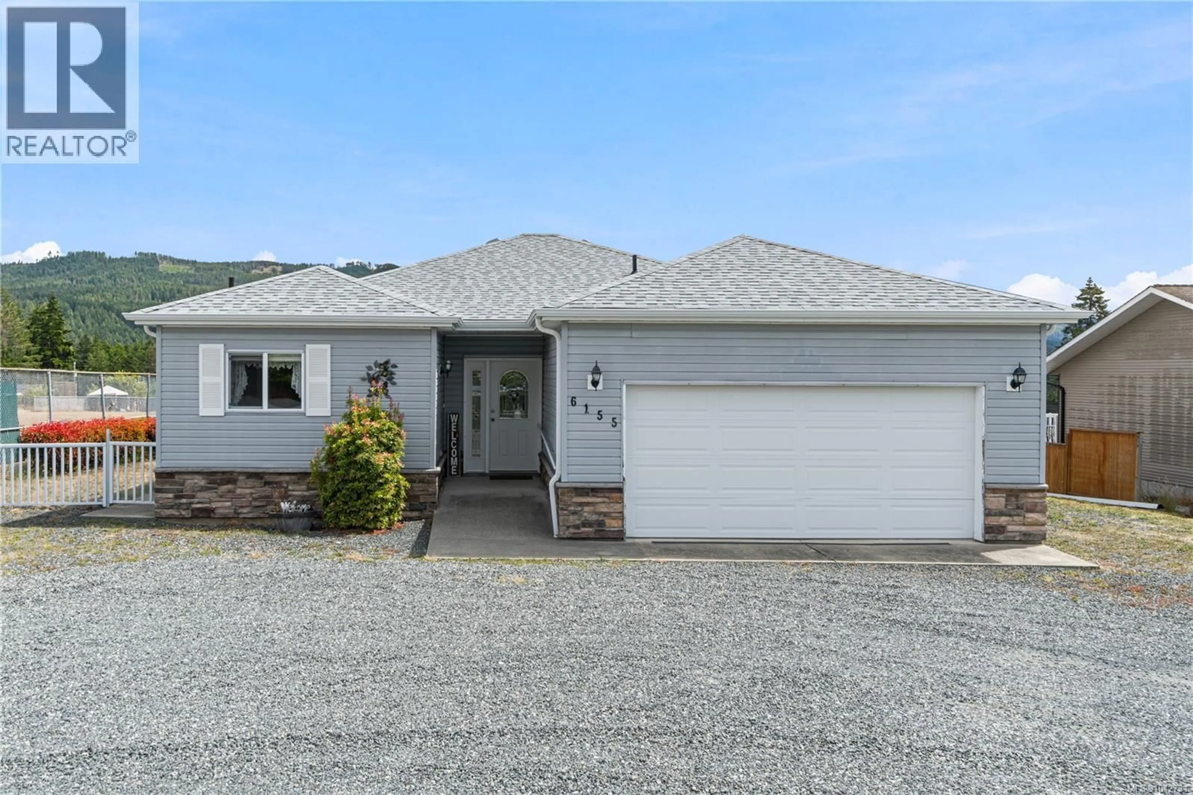 Home with vinyl exterior material, street for 6155 CHERRY CREEK ROAD, Port Alberni British Columbia V9Y8S6