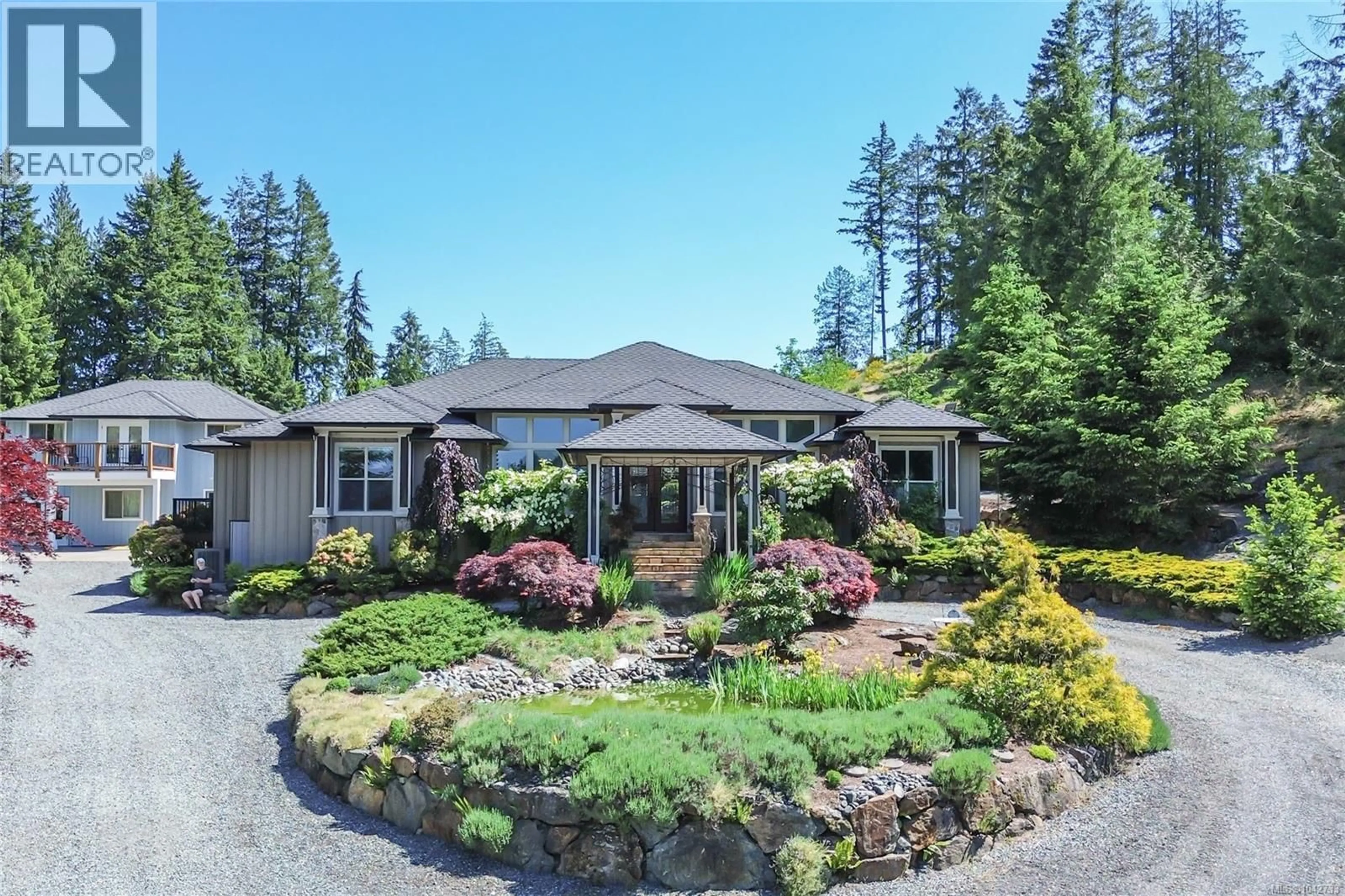 A pic from outside/outdoor area/front of a property/back of a property/a pic from drone, unknown for 7487 RELKE ROAD, Duncan British Columbia V9L6A7