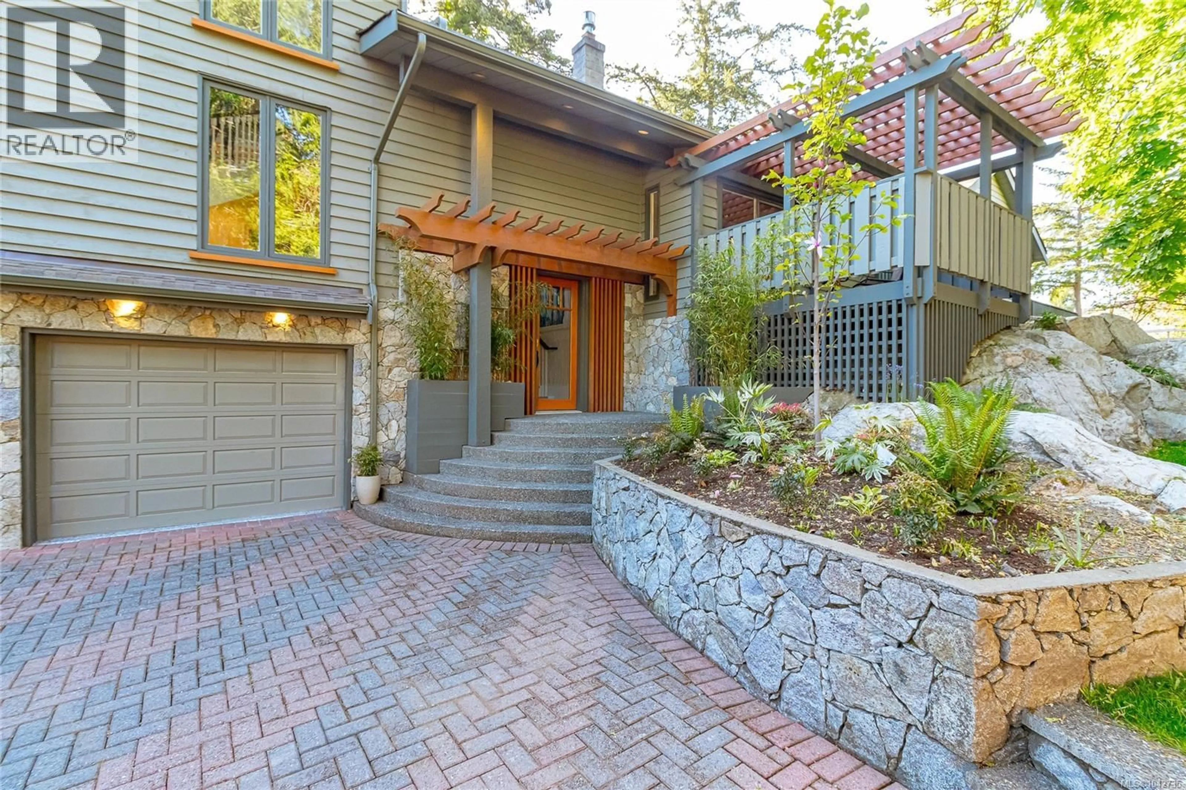 Home with brick exterior material, street for 4906 CORDOVA BAY ROAD, Saanich British Columbia V8Y2J5