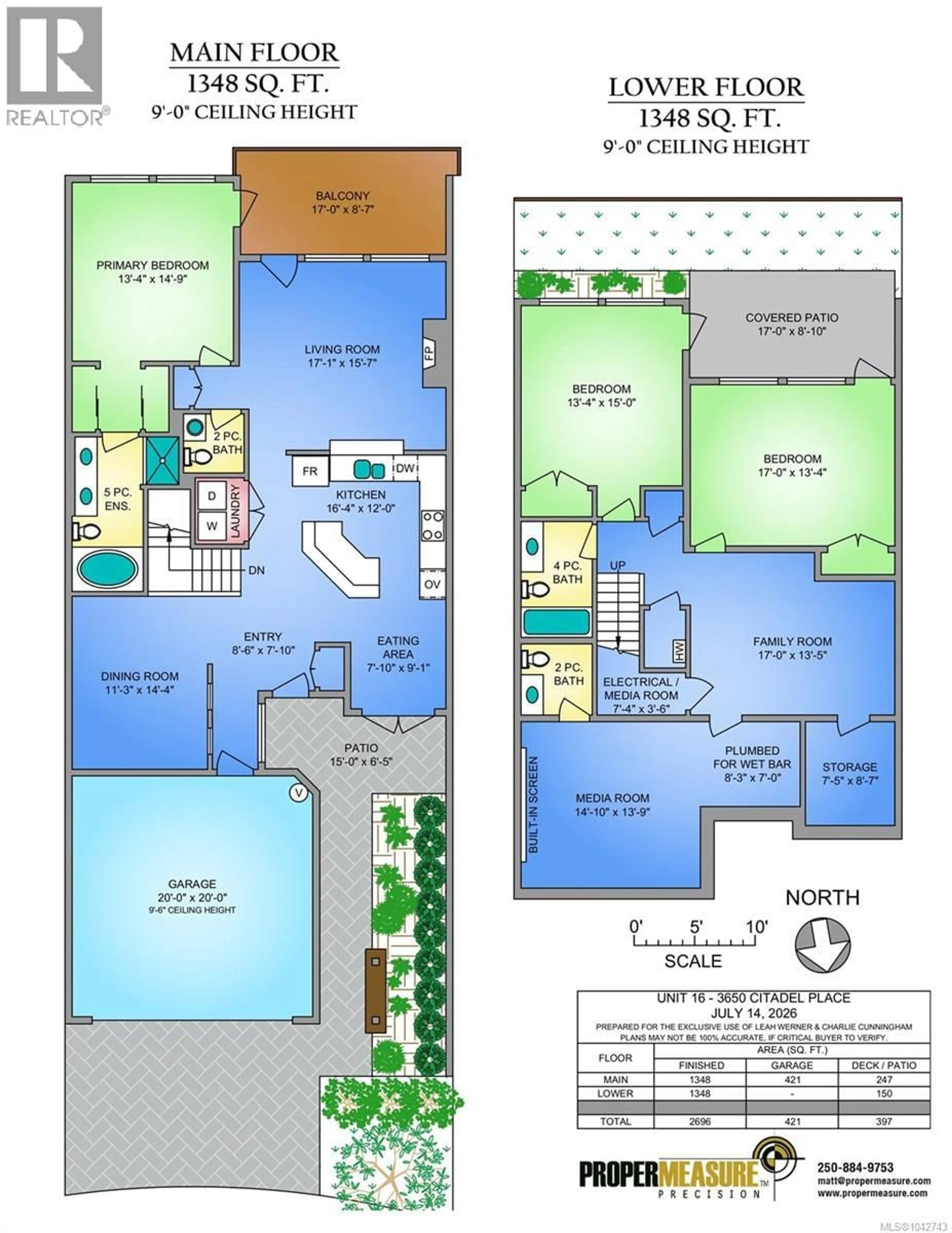 Floor plan for 16 - 3650 CITADEL PLACE, Colwood British Columbia V9C0C8
