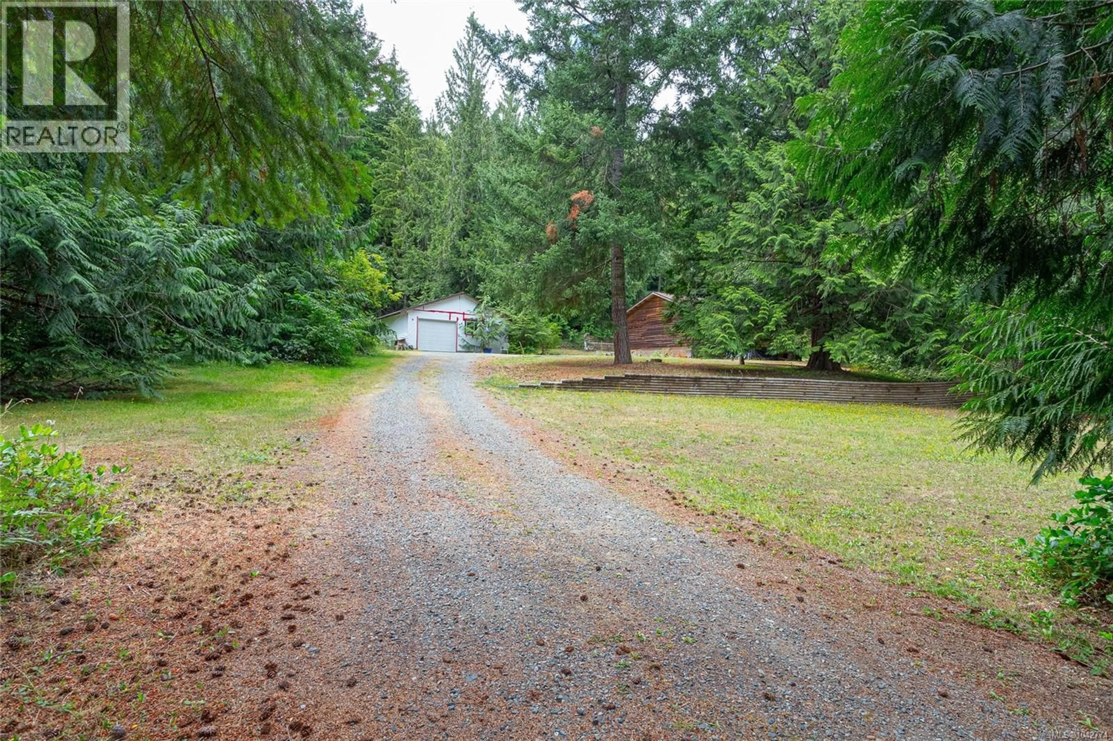 A pic from outside/outdoor area/front of a property/back of a property/a pic from drone, forest/trees view for 740 SPIDER LAKE ROAD, Qualicum Beach British Columbia V9K2L7