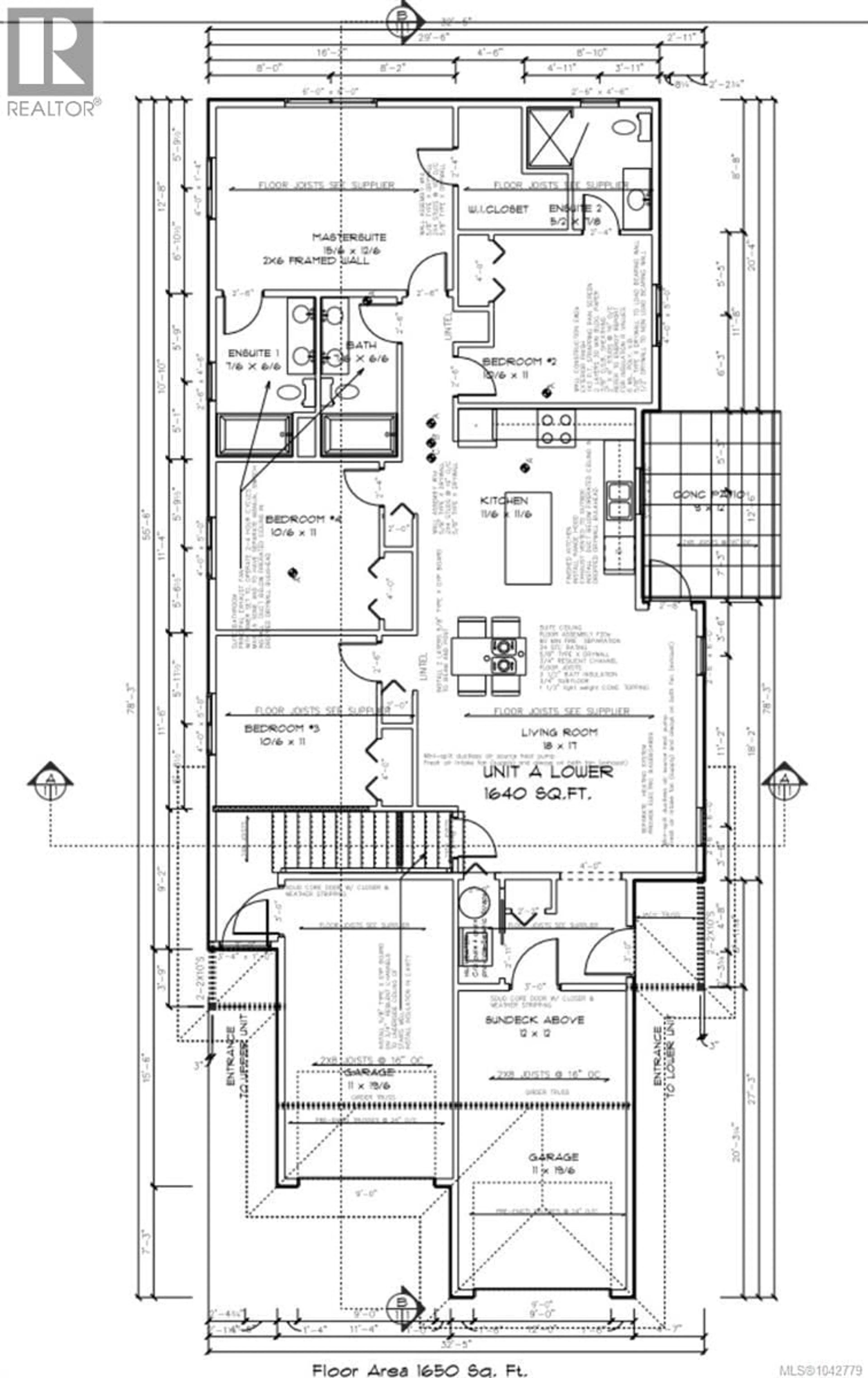 Floor plan for 101 - 4209 JINGLE POT ROAD, Nanaimo British Columbia V9T5P5