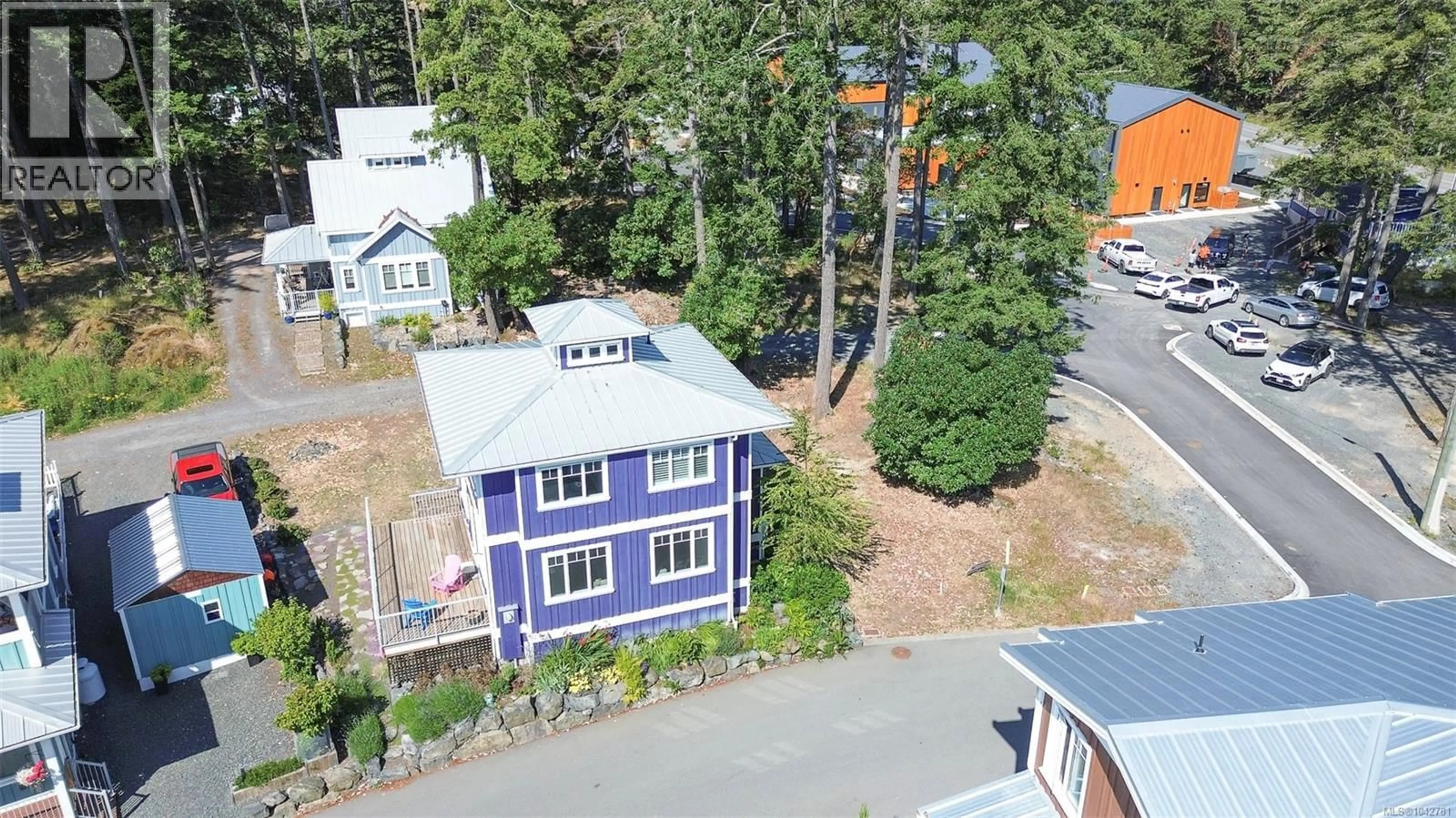 A pic from outside/outdoor area/front of a property/back of a property/a pic from drone, street for 1104 SPIRIT BAY ROAD, Sooke British Columbia V9Z1N6