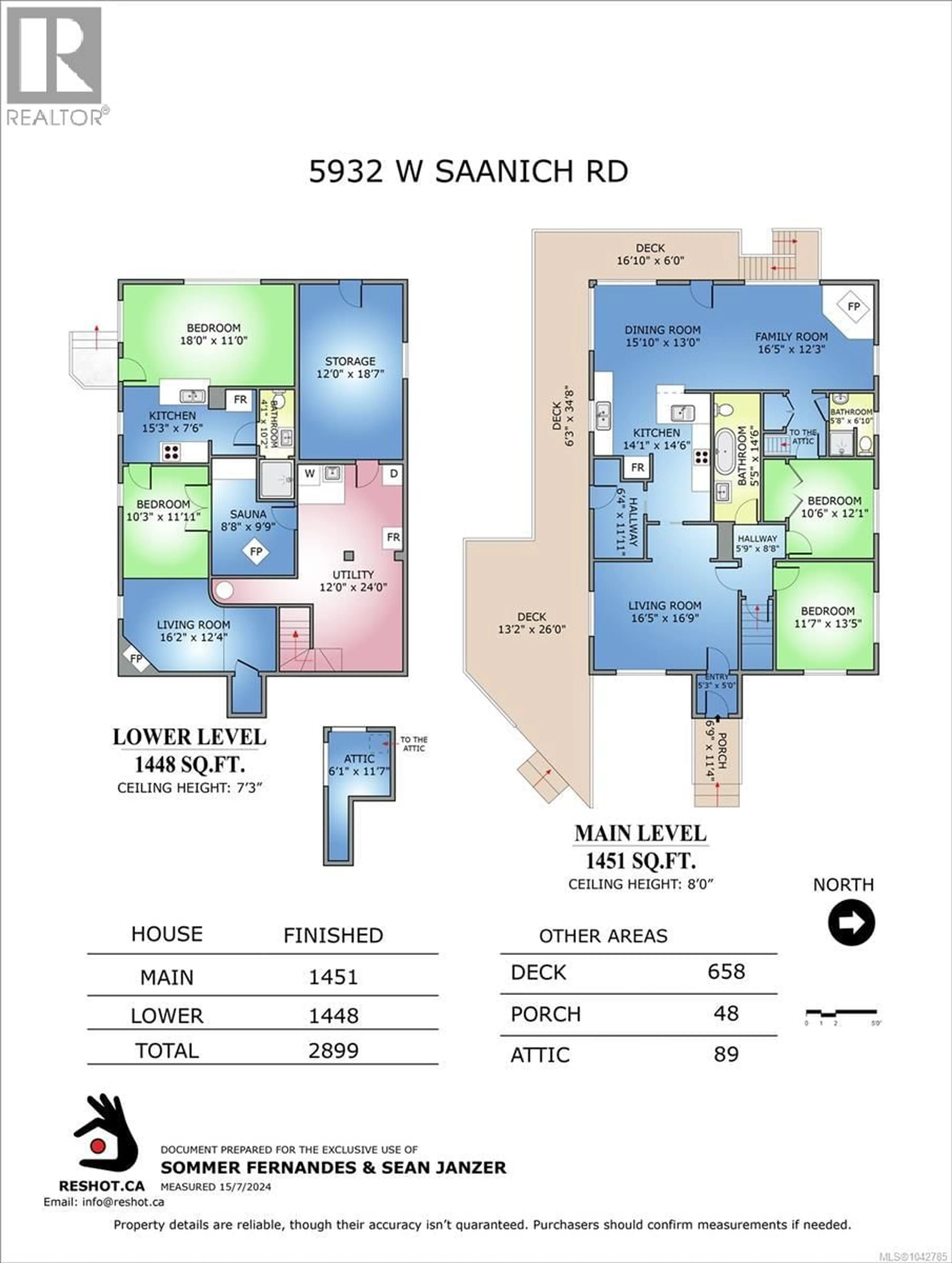 Floor plan for 5932 WEST SAANICH ROAD, Saanich British Columbia V9E2G4