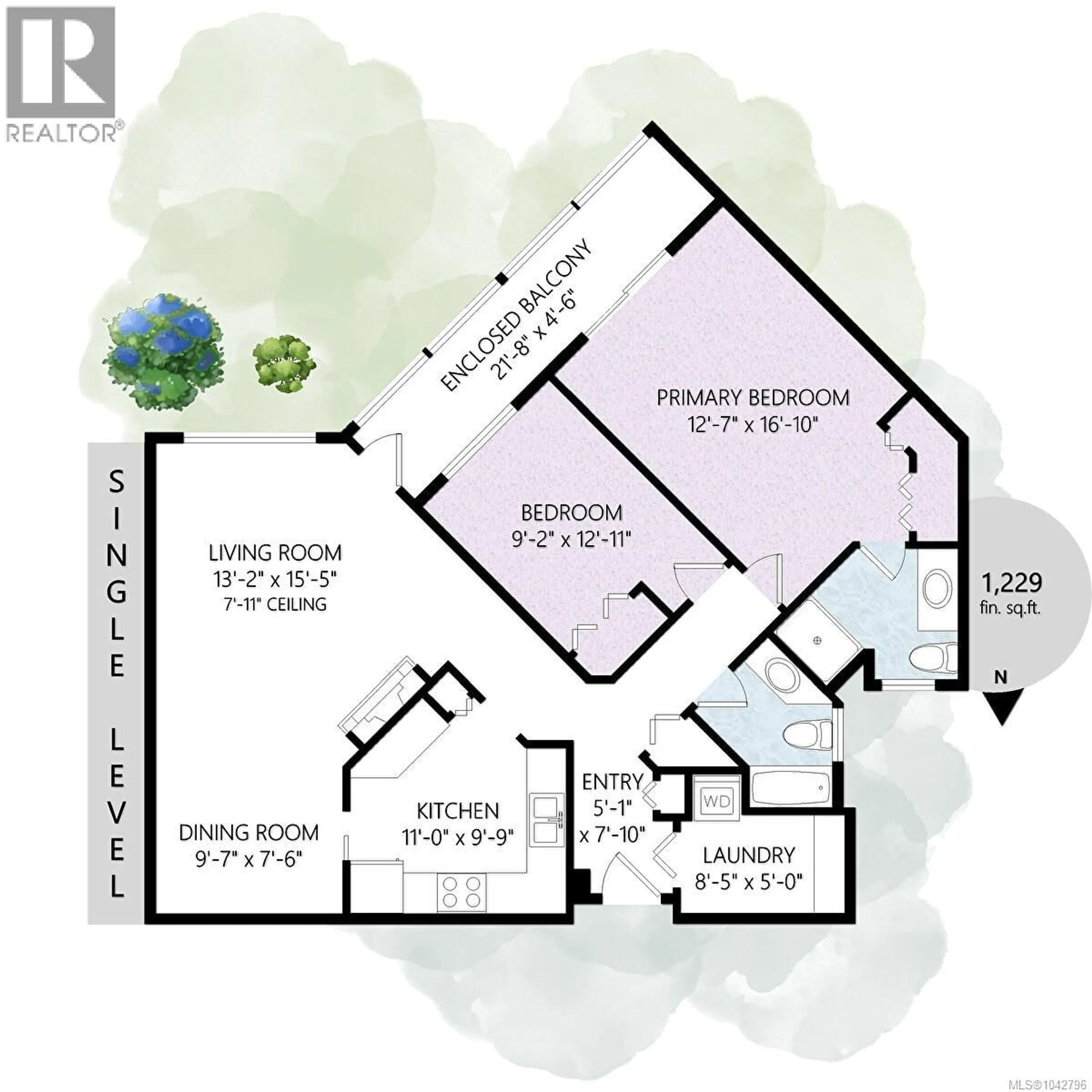 Floor plan for 204 - 3931 SHELBOURNE STREET, Saanich British Columbia V8P4H9